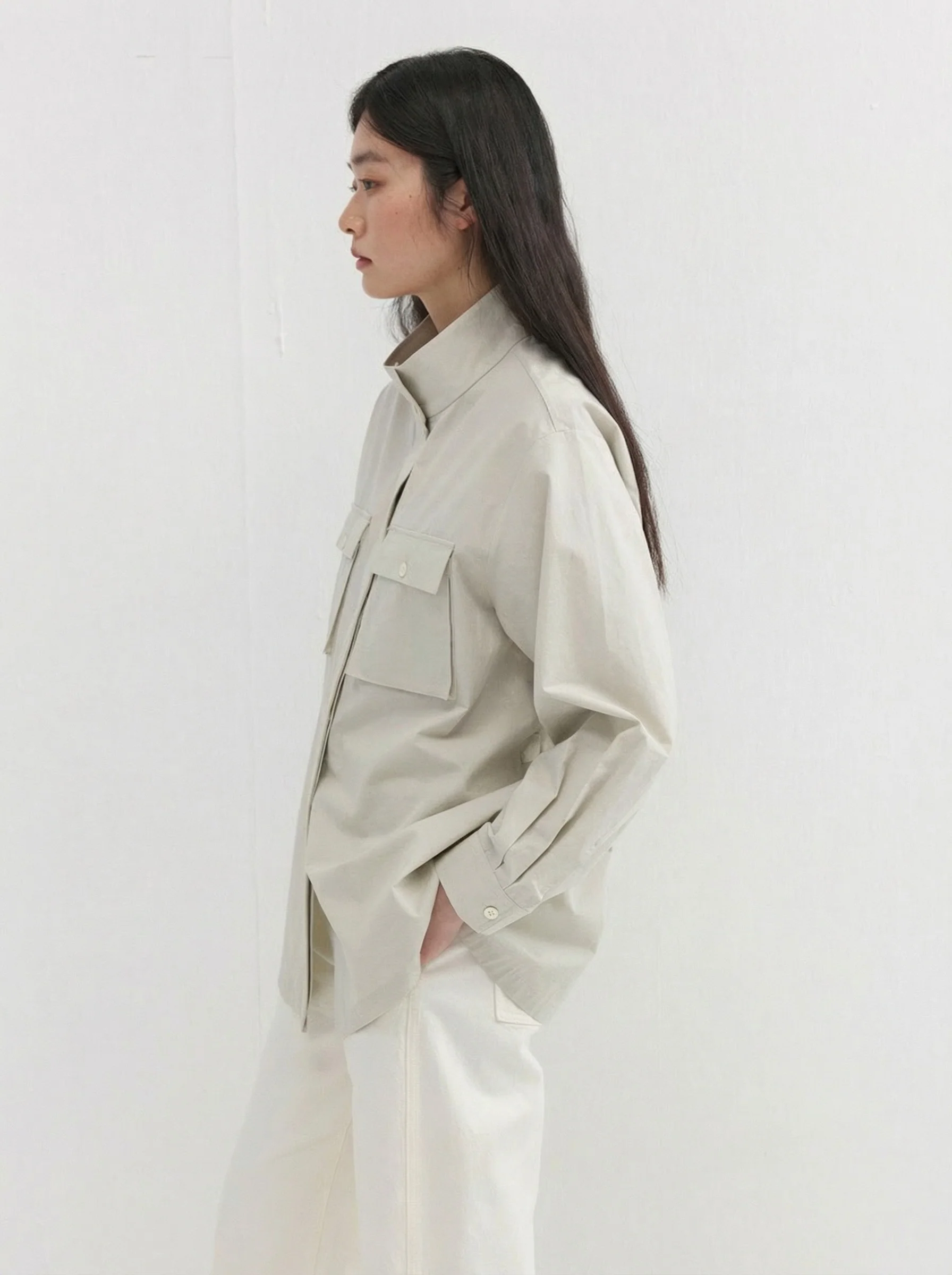 Belted Pocket Overshirt - Image 6