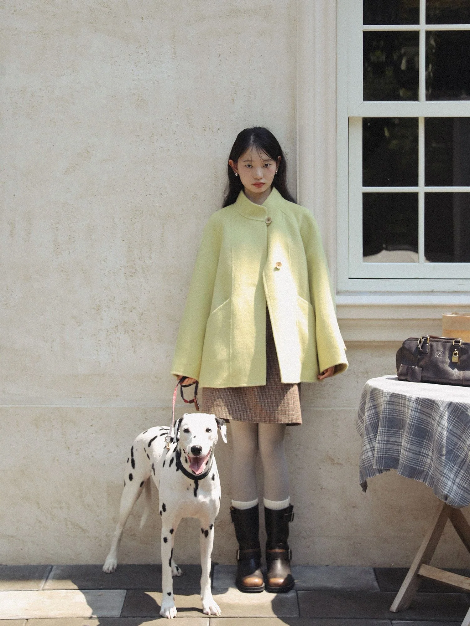 Belted Raglan Coat - Image 2