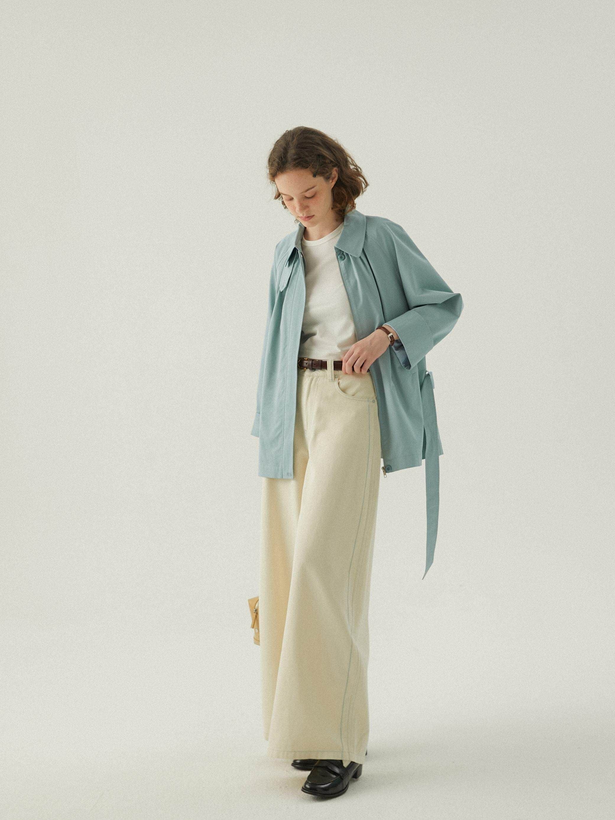 Belted Raglan Jacket - Image 2