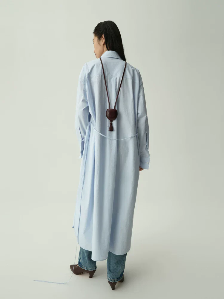 Belted Shirt Dress - Image 2