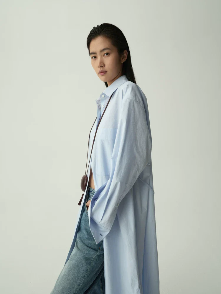 Belted Shirt Dress - Image 3