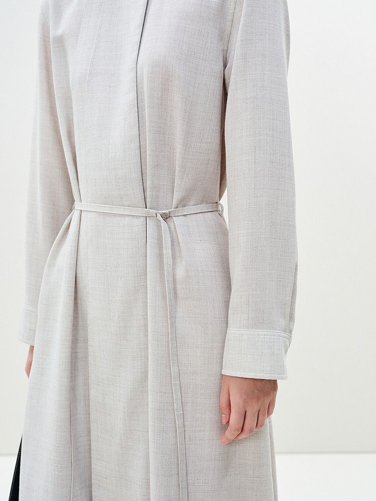 Belted Shirt Dress - Image 4