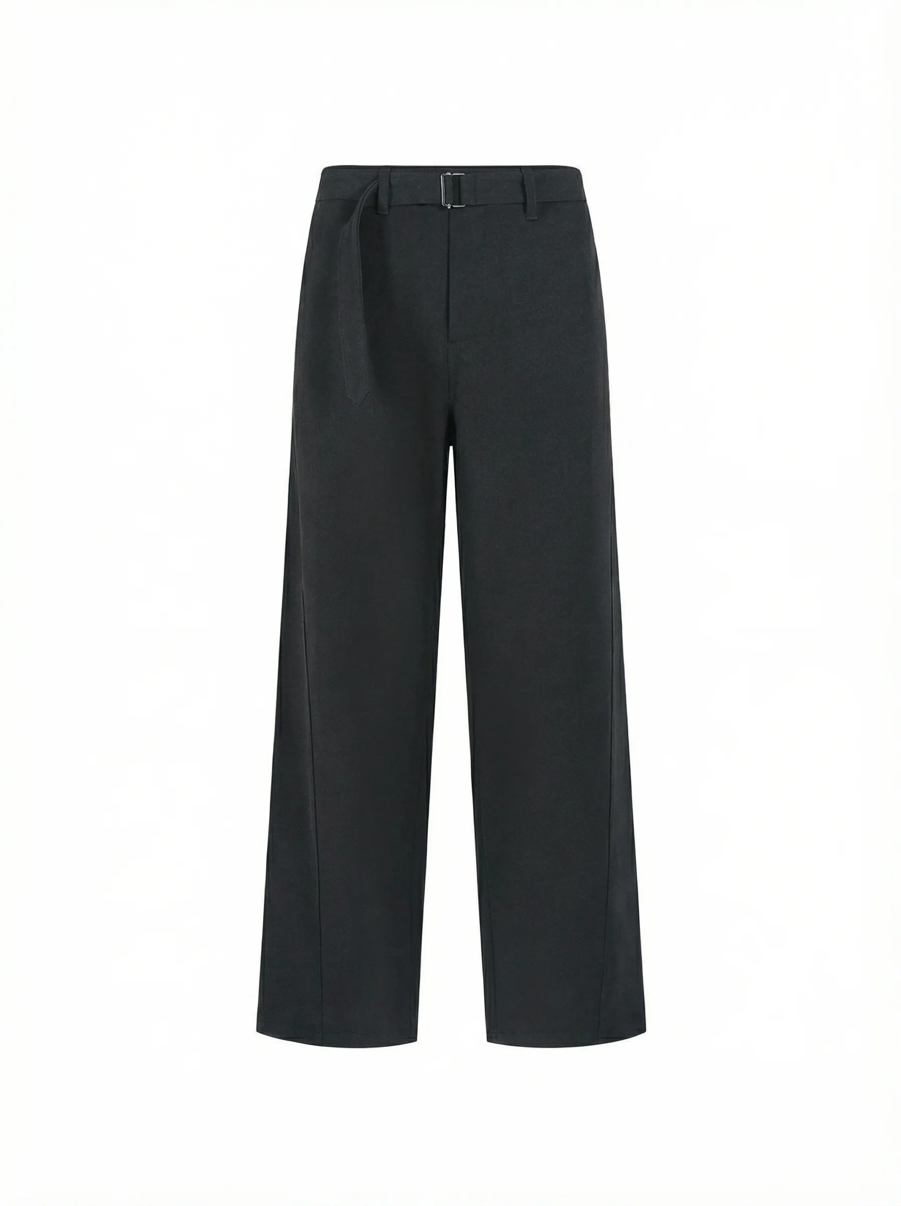 Belted Straight Trousers - Image 6