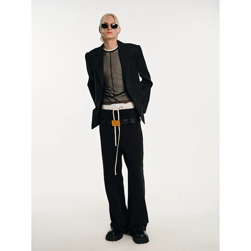 Belted Tailored Blazer