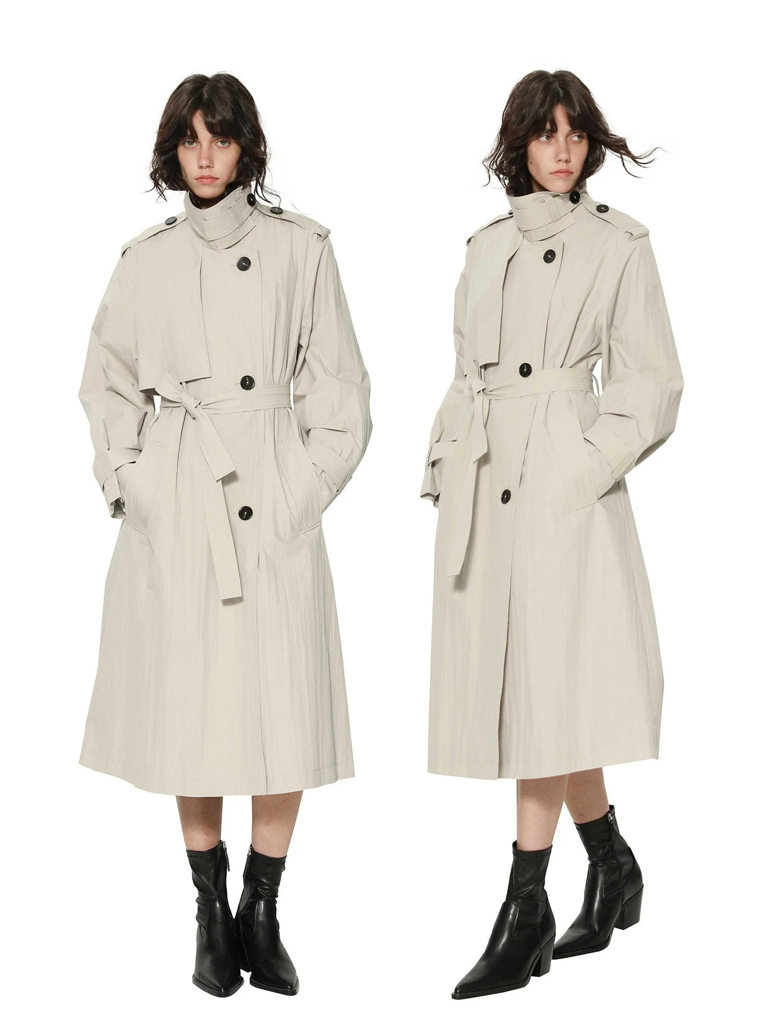 Belted Trench Coat - Image 2