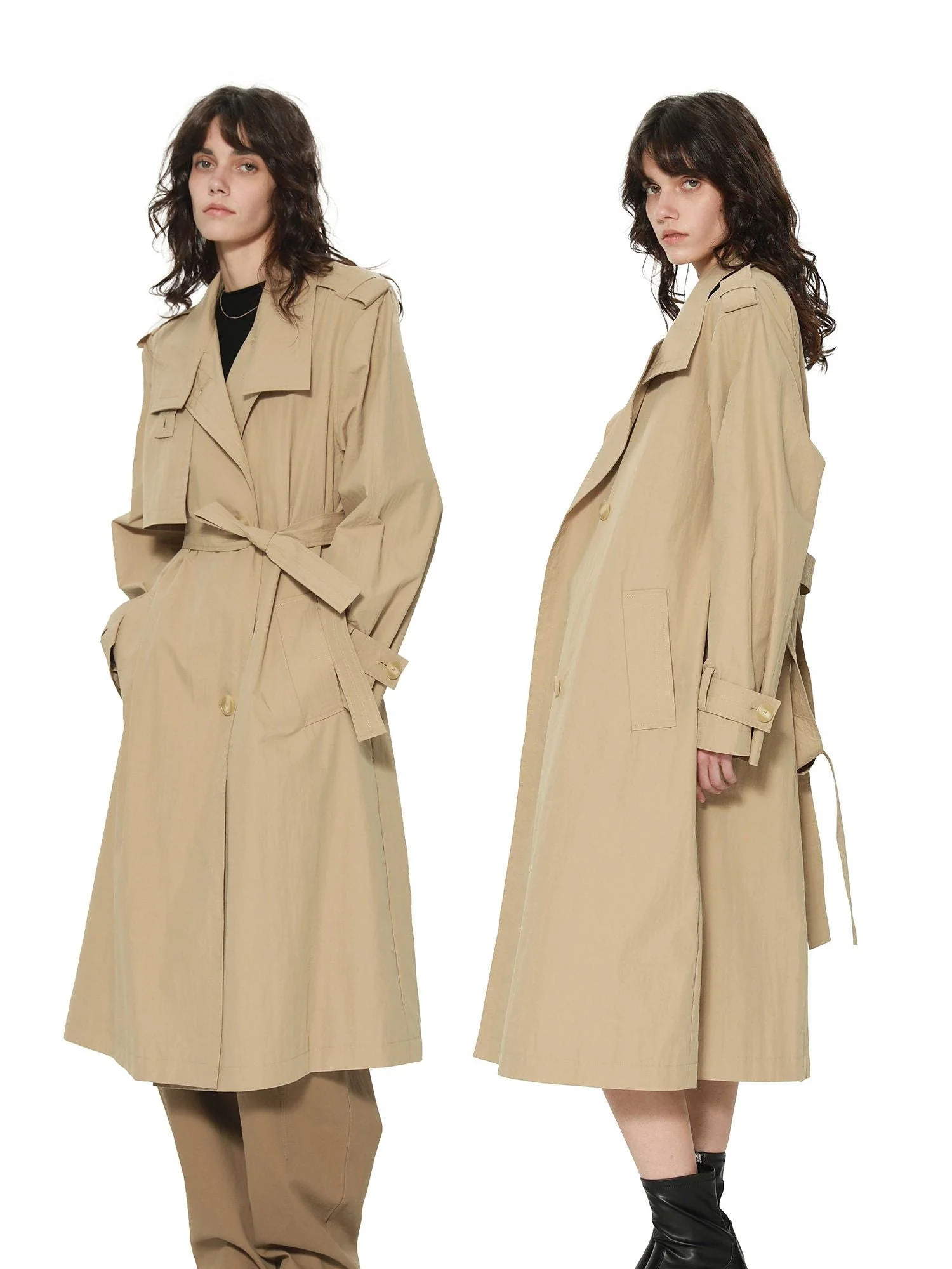 Belted Trench Coat - Image 3