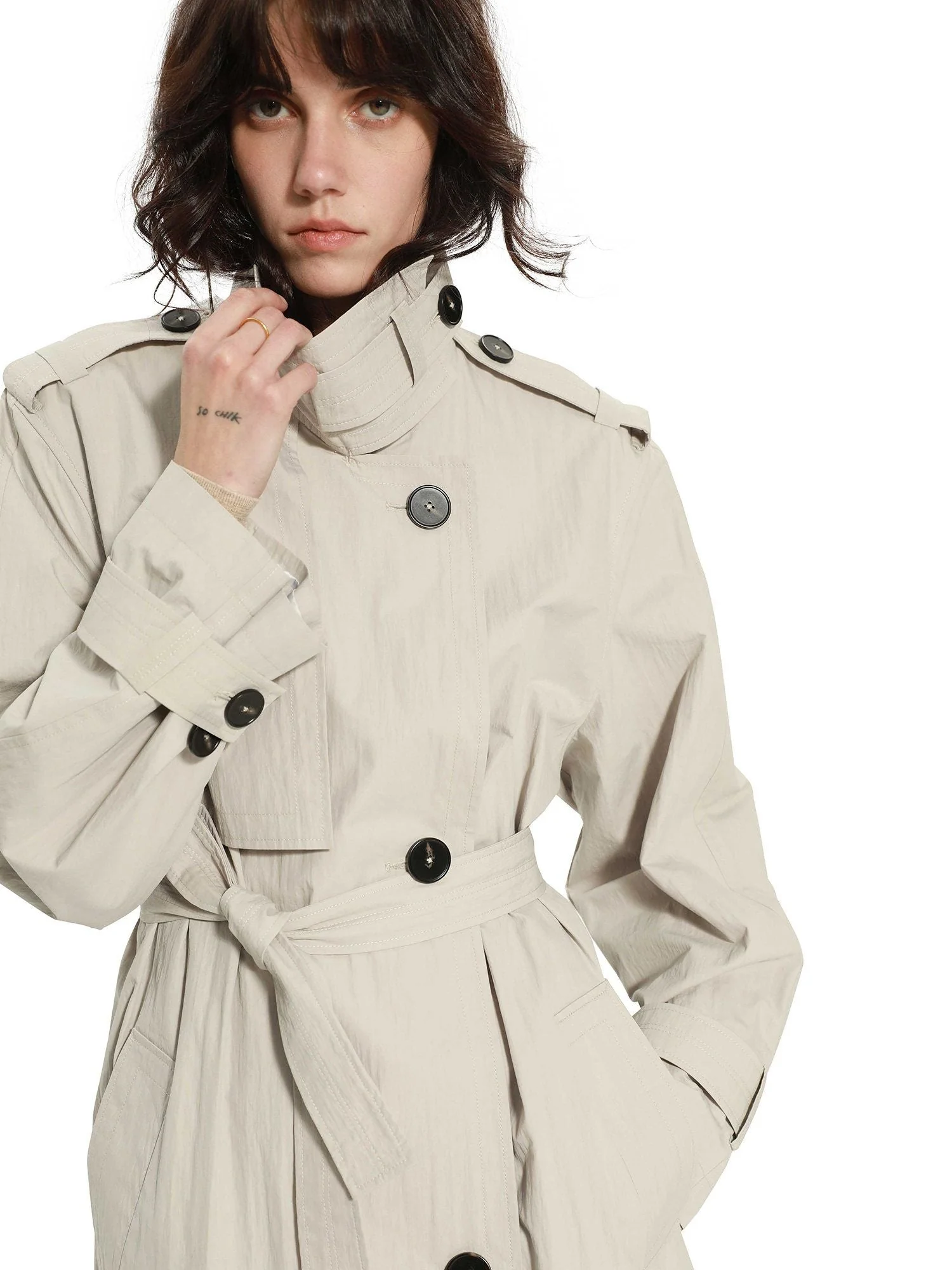 Belted Trench Coat - Image 4