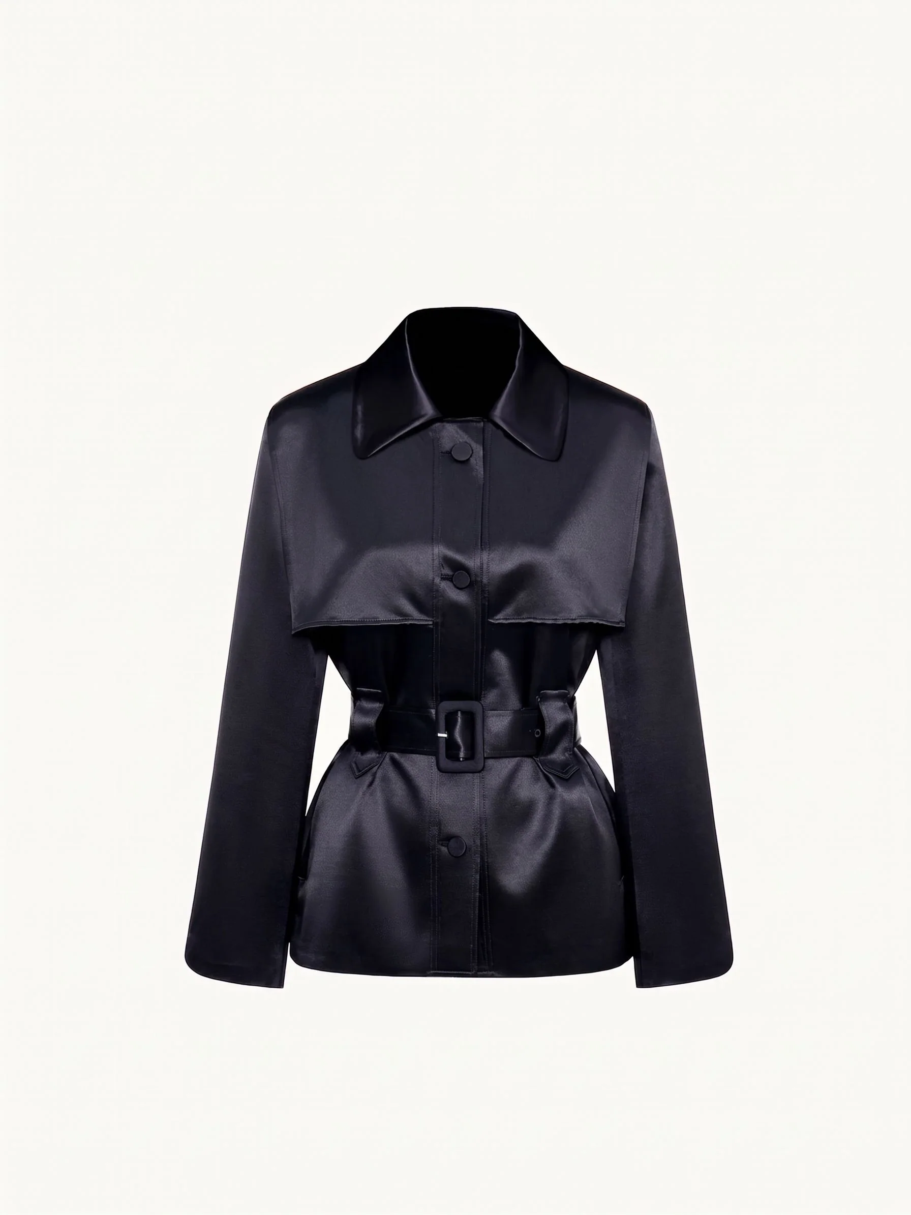 Belted Trench Jacket - Image 5