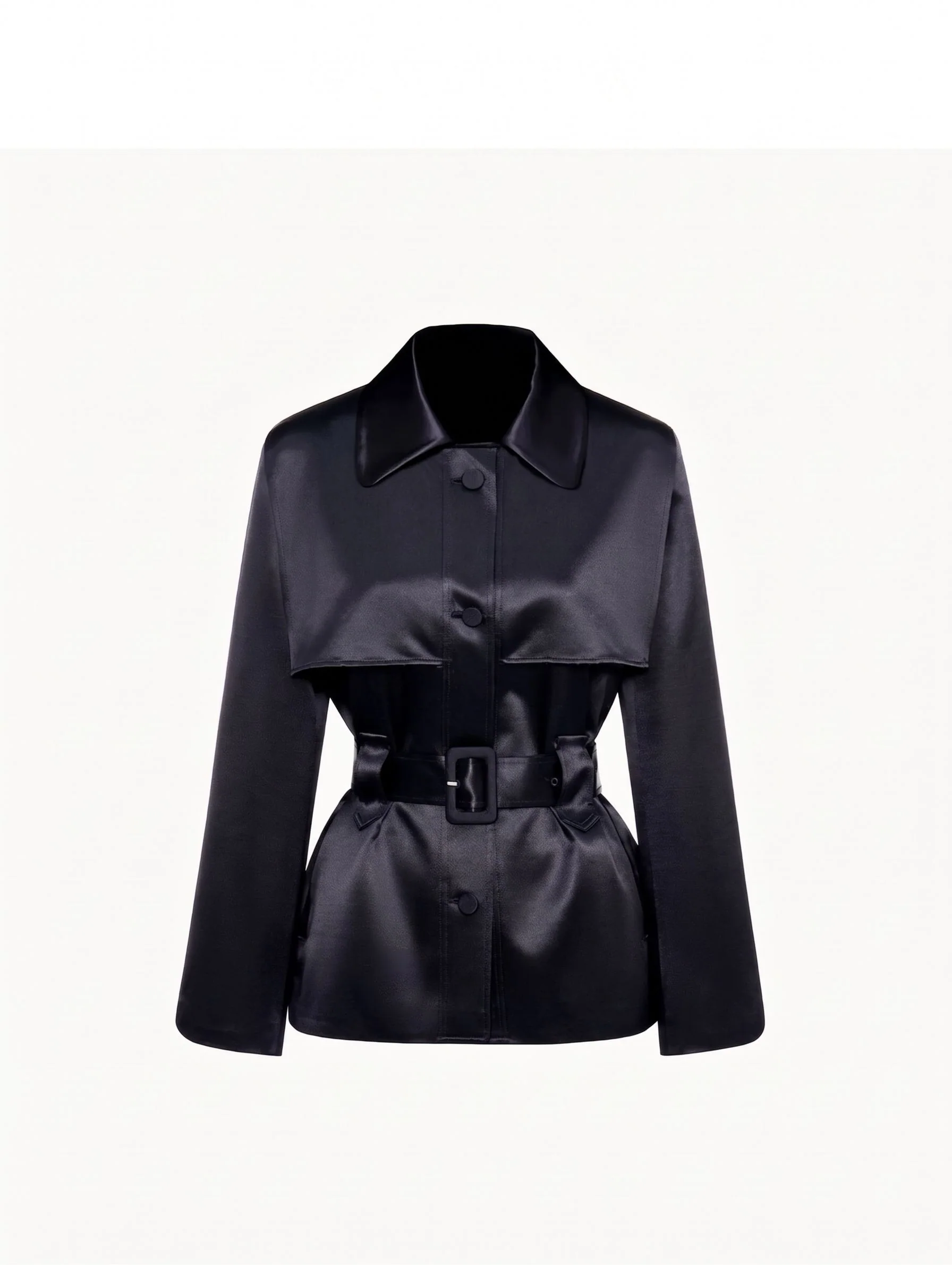 Belted Trench Jacket - Image 7