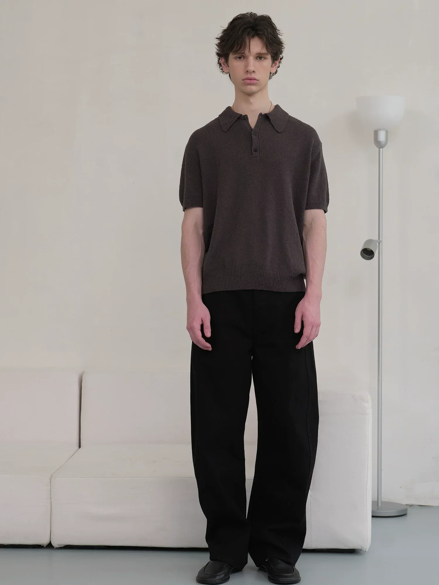 Belted Twill Trousers - Image 2