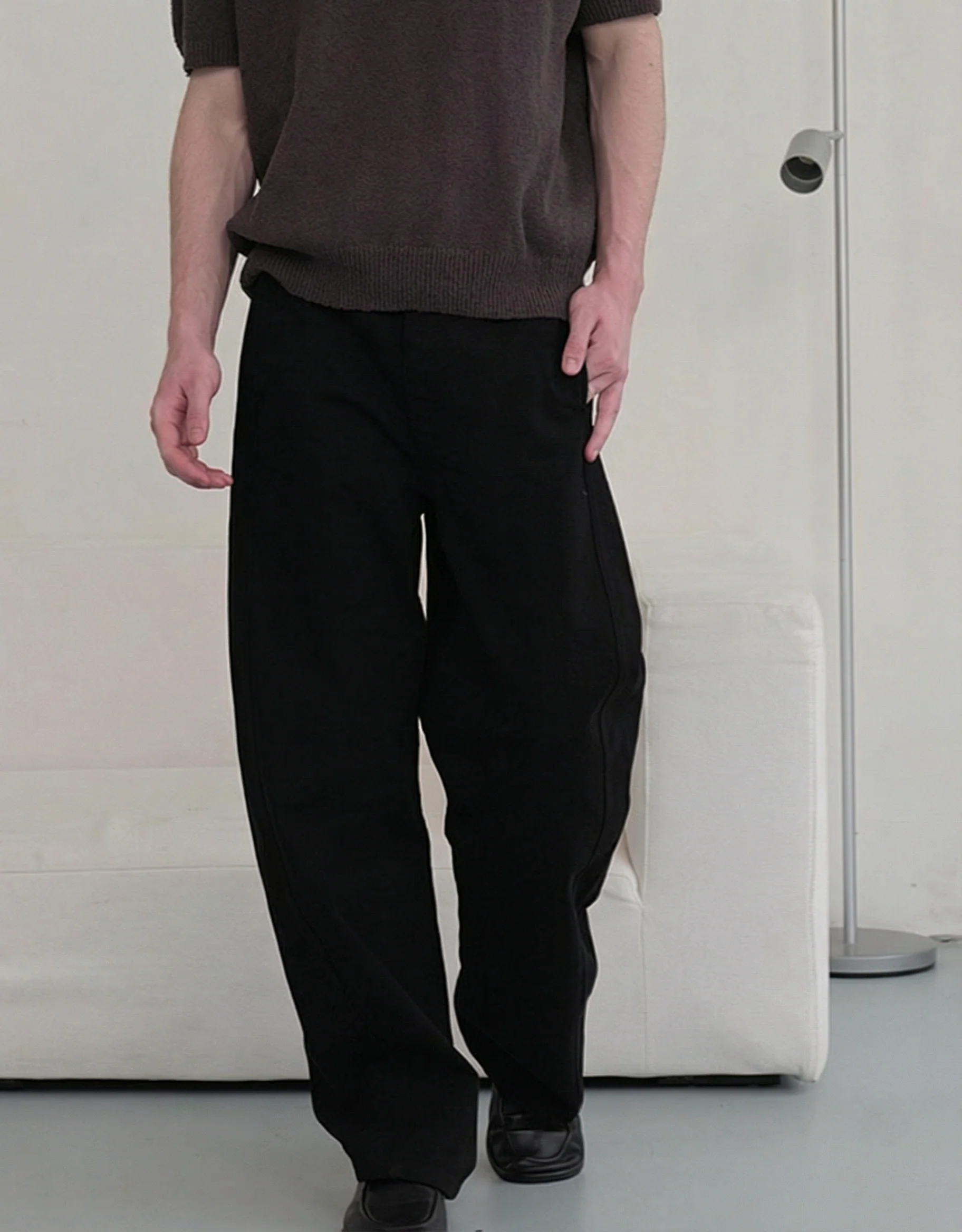 Belted Twill Trousers - Image 5