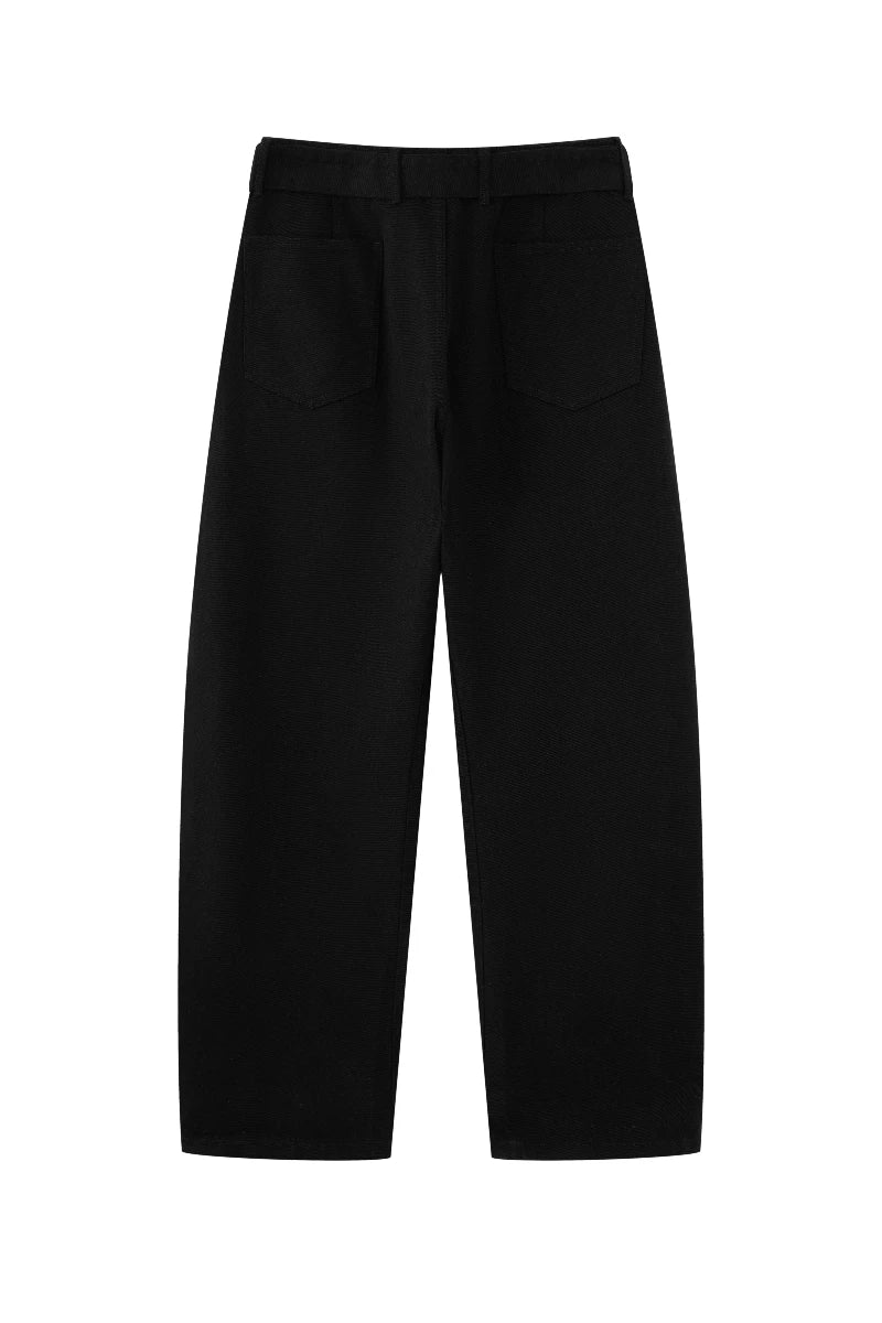Belted Twill Trousers - Image 7