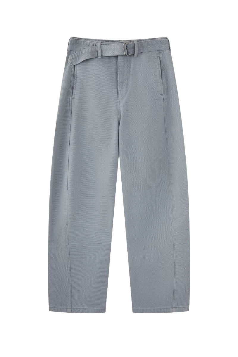 Belted Twill Trousers - Image 8
