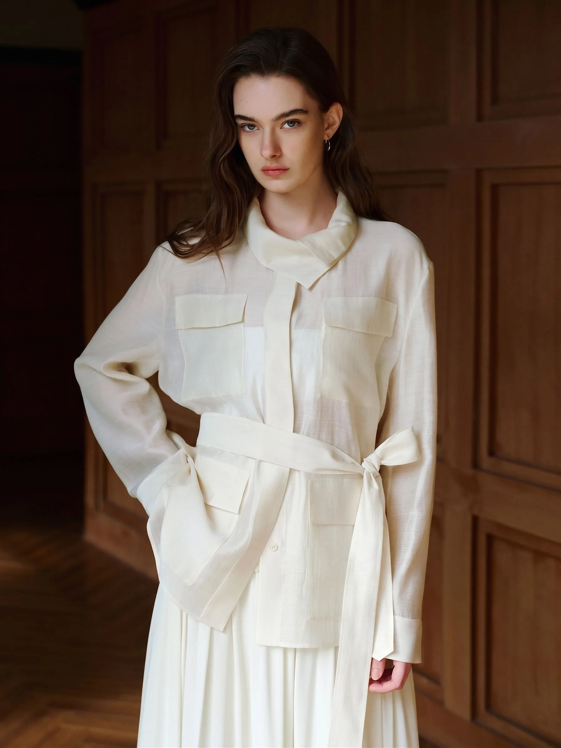 Belted Utility Shirt
