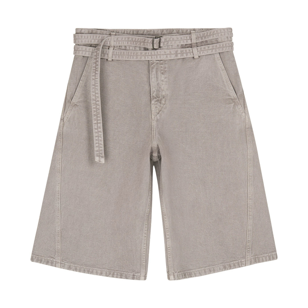 Belted Wide-Leg Bermuda Shorts - Image 6