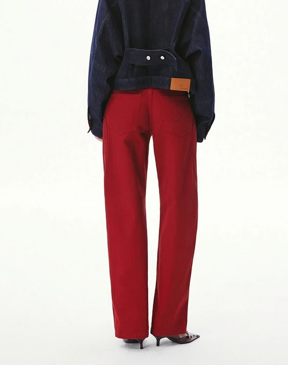 Belted Wide-Leg Jeans - Image 3