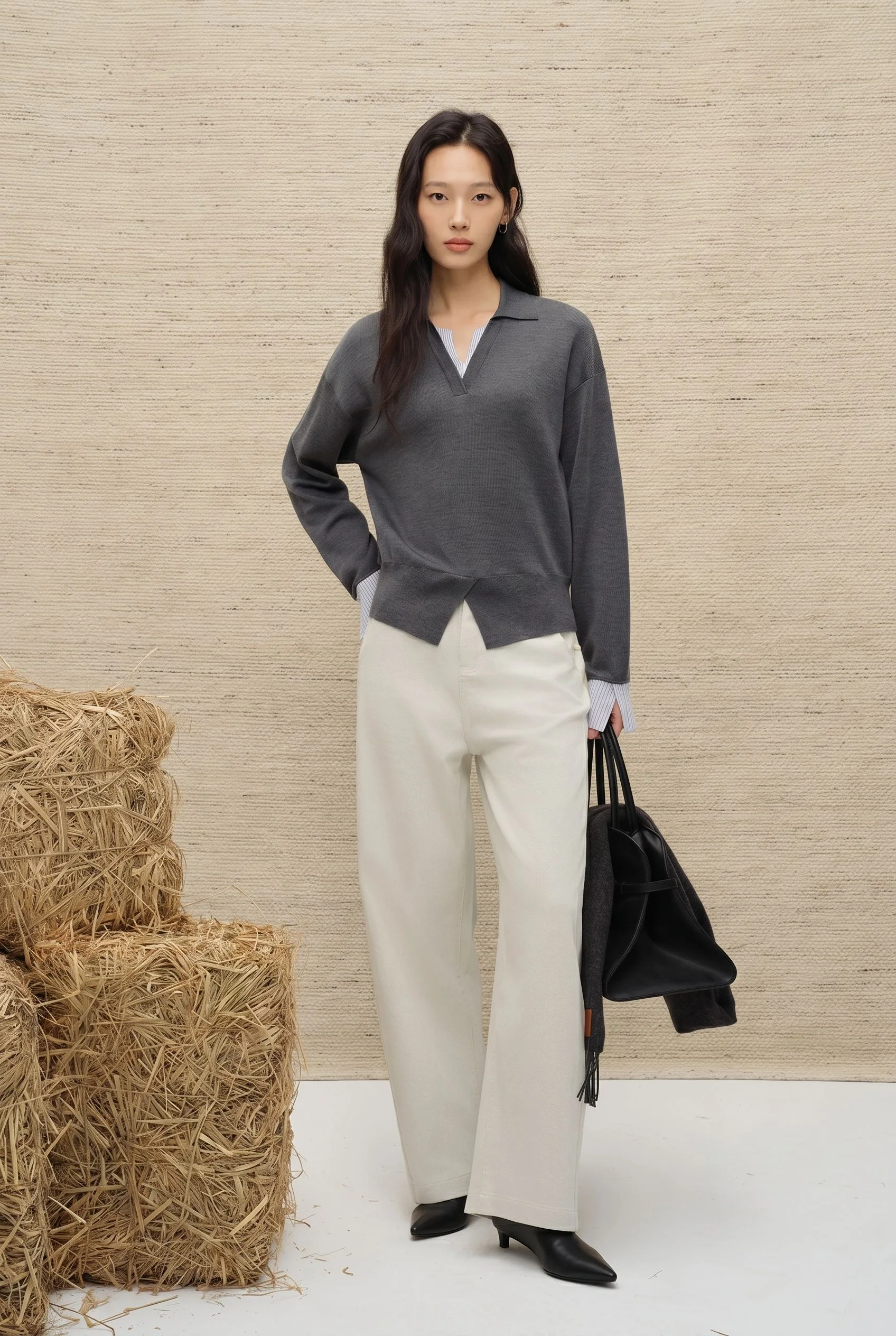 Belted Wide-Leg Pants - Image 5