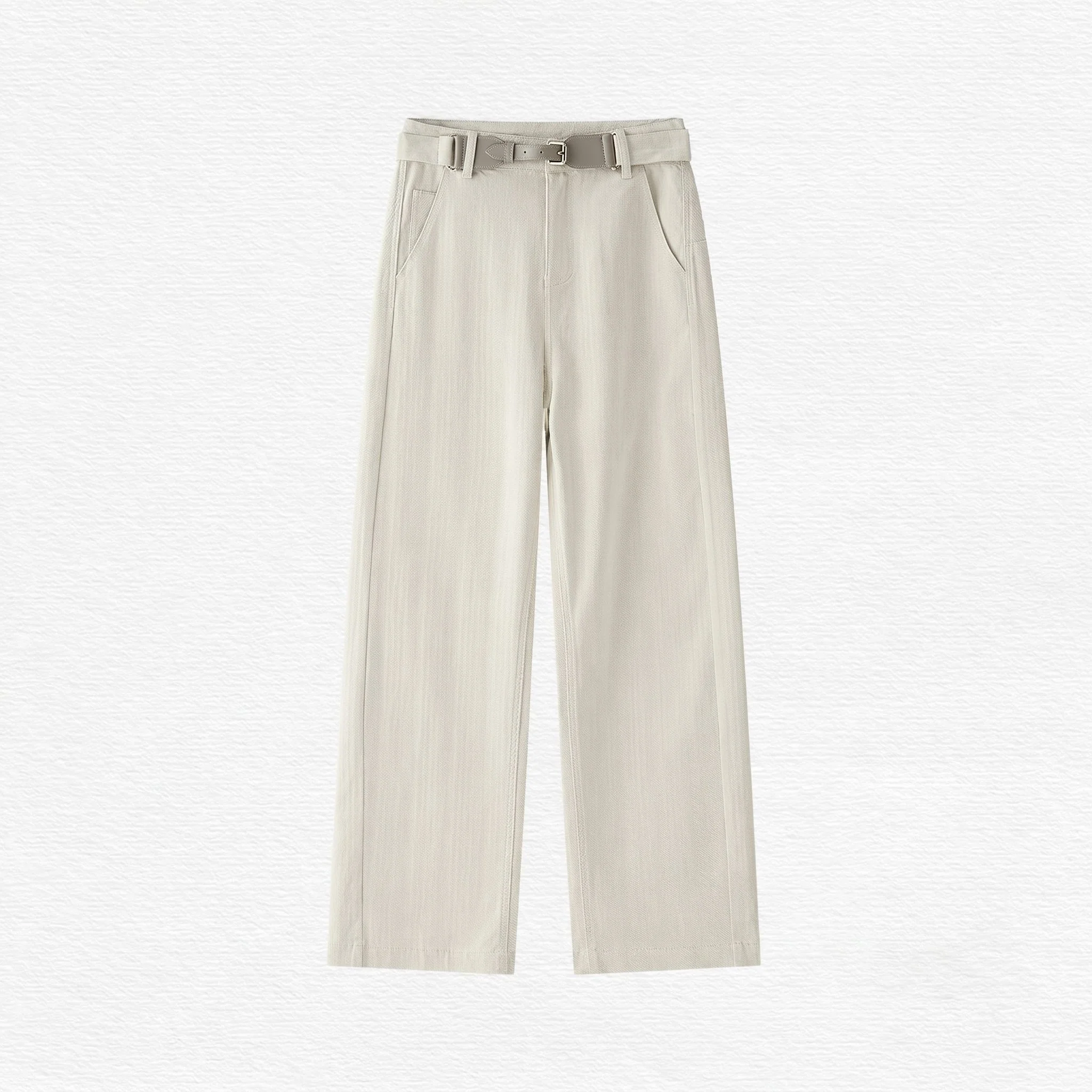 Belted Wide-Leg Pants - Image 6