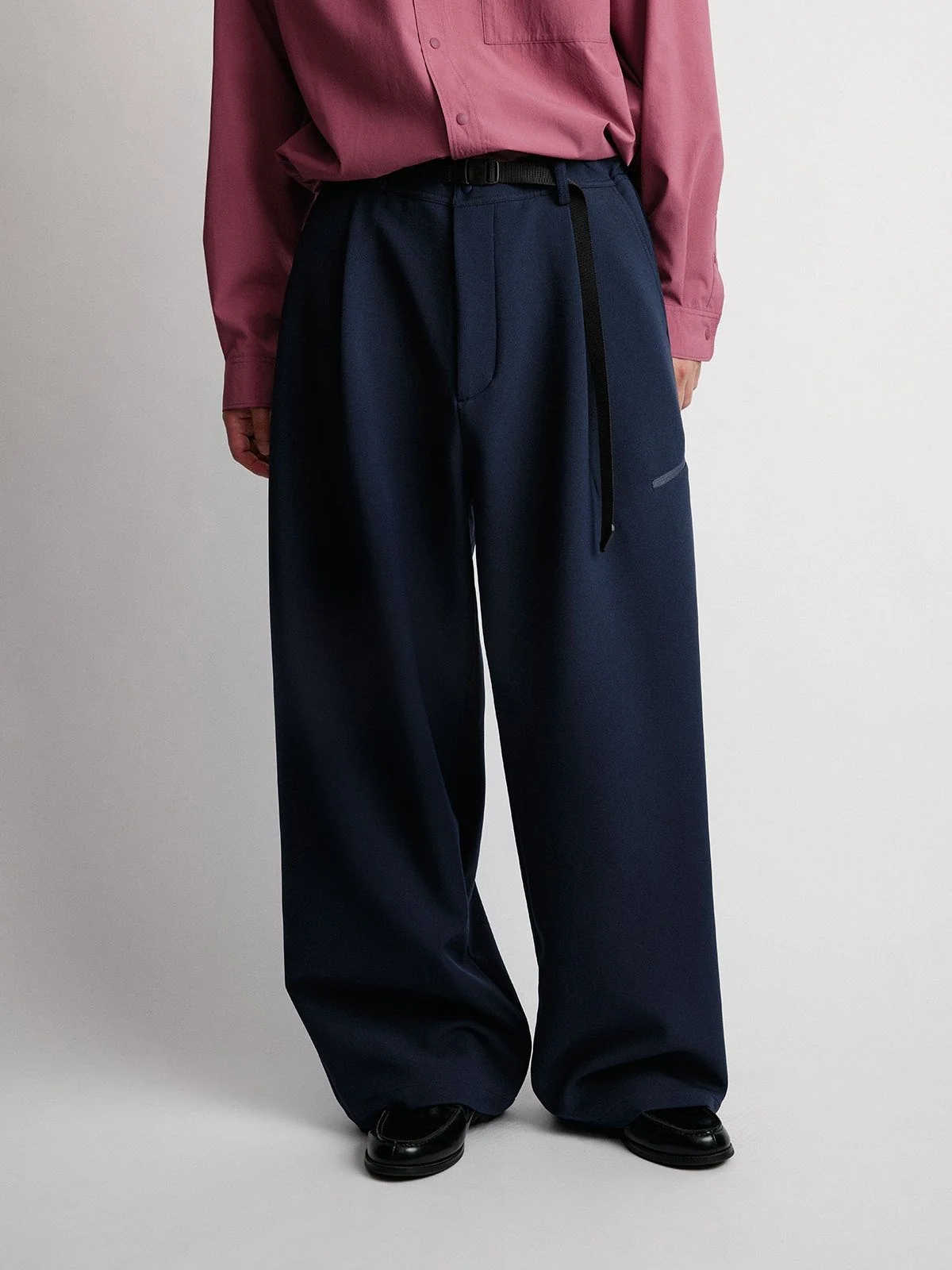 Belted Wide-Leg Trousers - Image 6