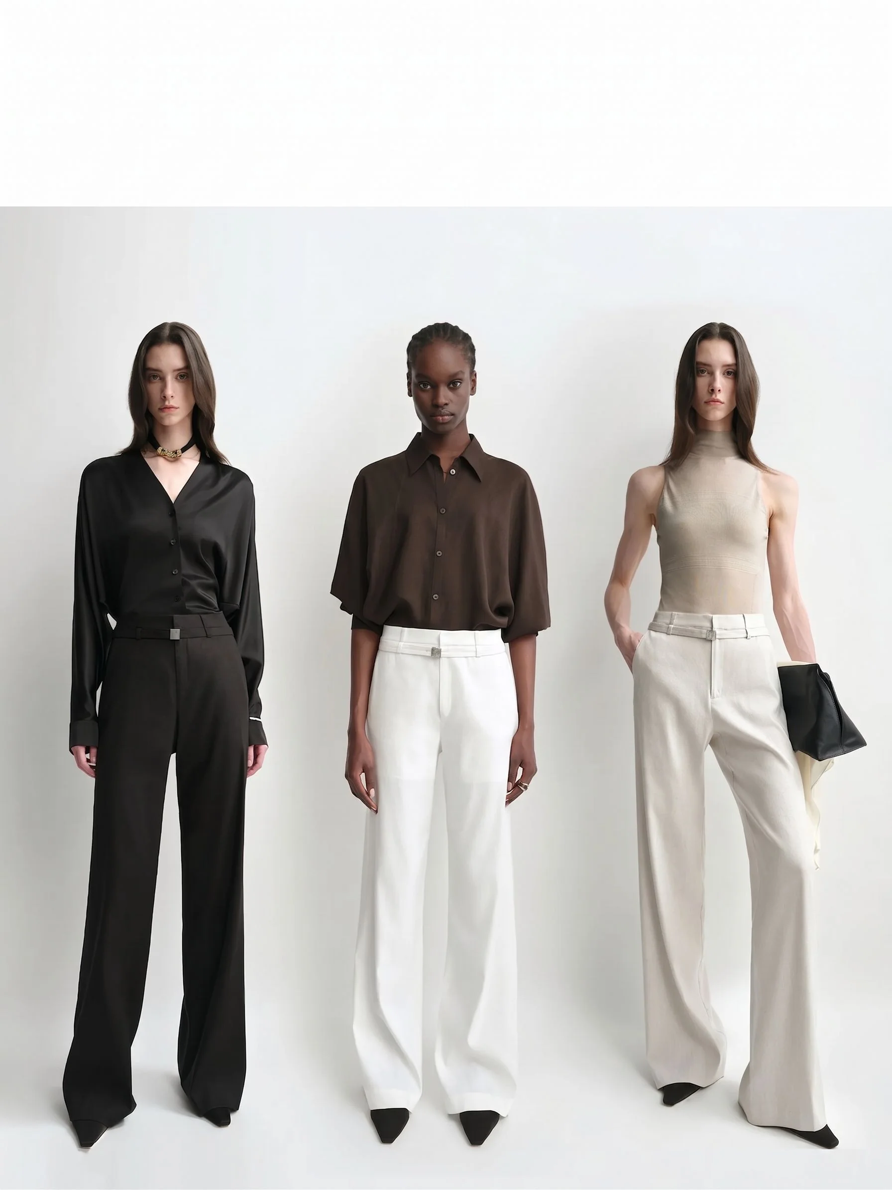 Belted Wide-Leg Trousers - Image 3