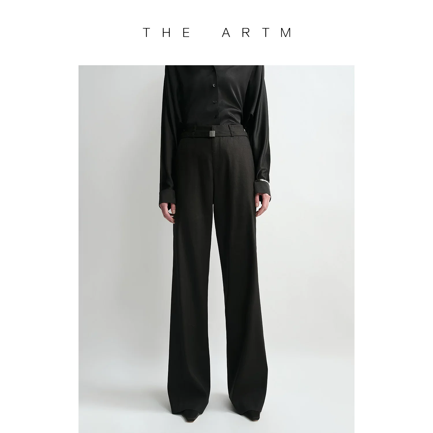 Belted Wide-Leg Trousers - Image 7