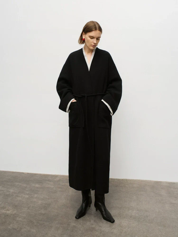 Belted Wrap Coat