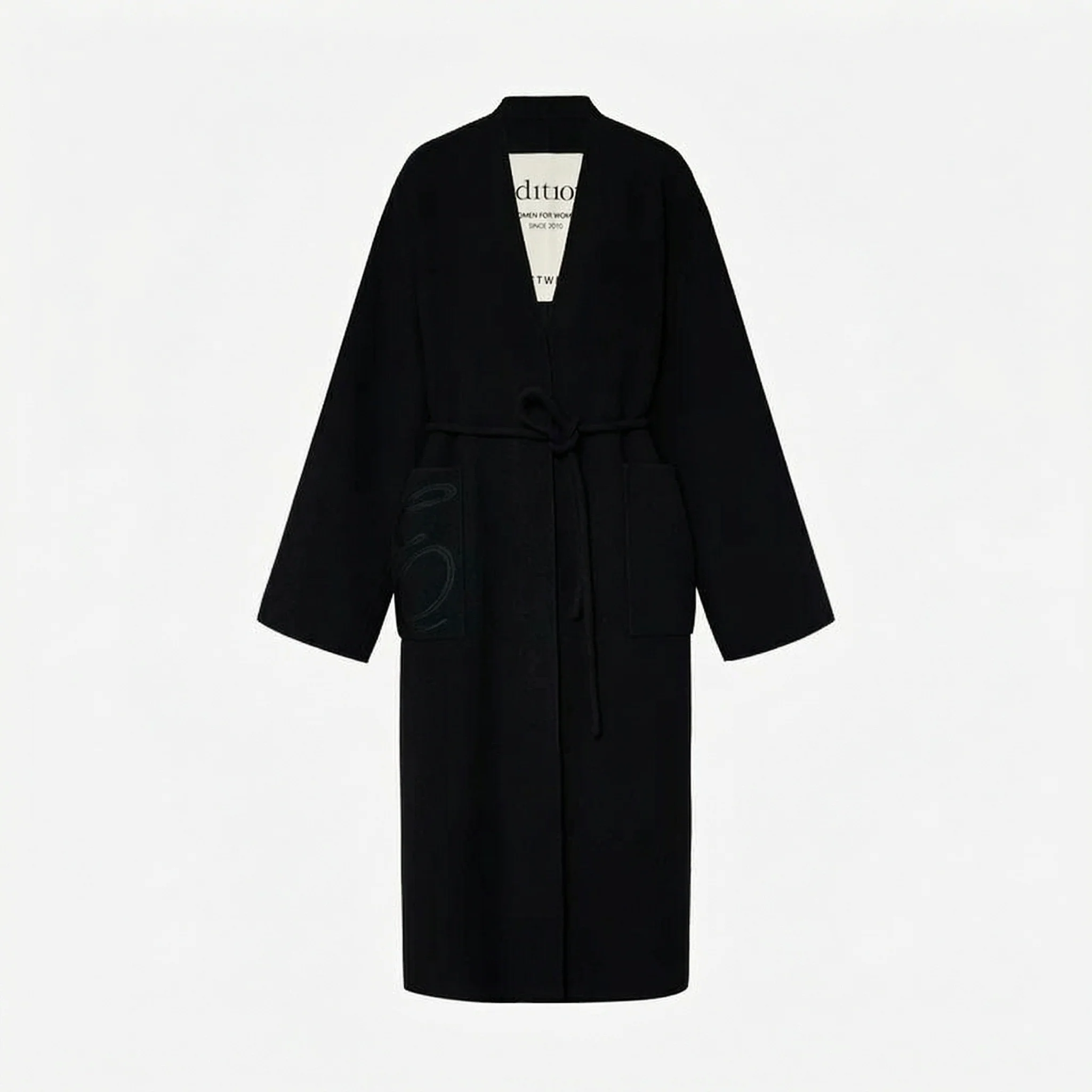 Belted Wrap Coat - Image 5