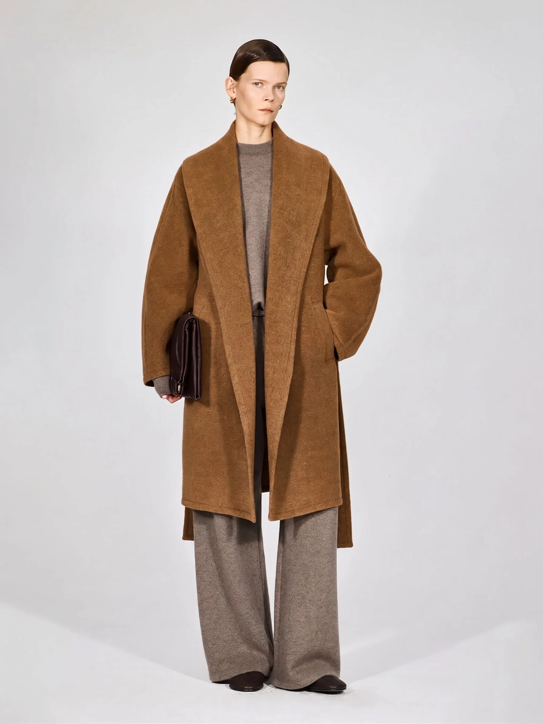 Belted Wrap Coat - Image 3