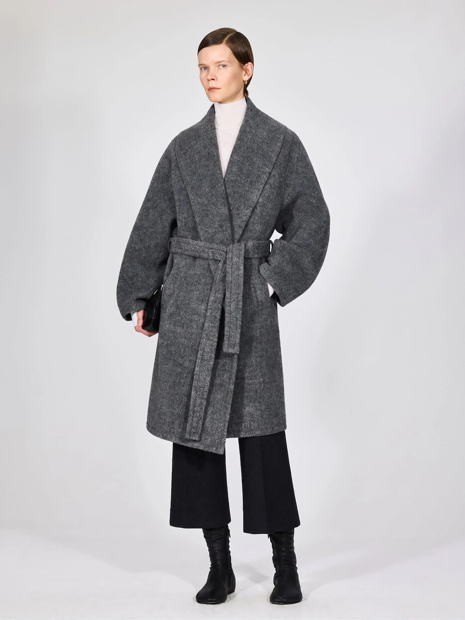 Belted Wrap Coat - Image 4