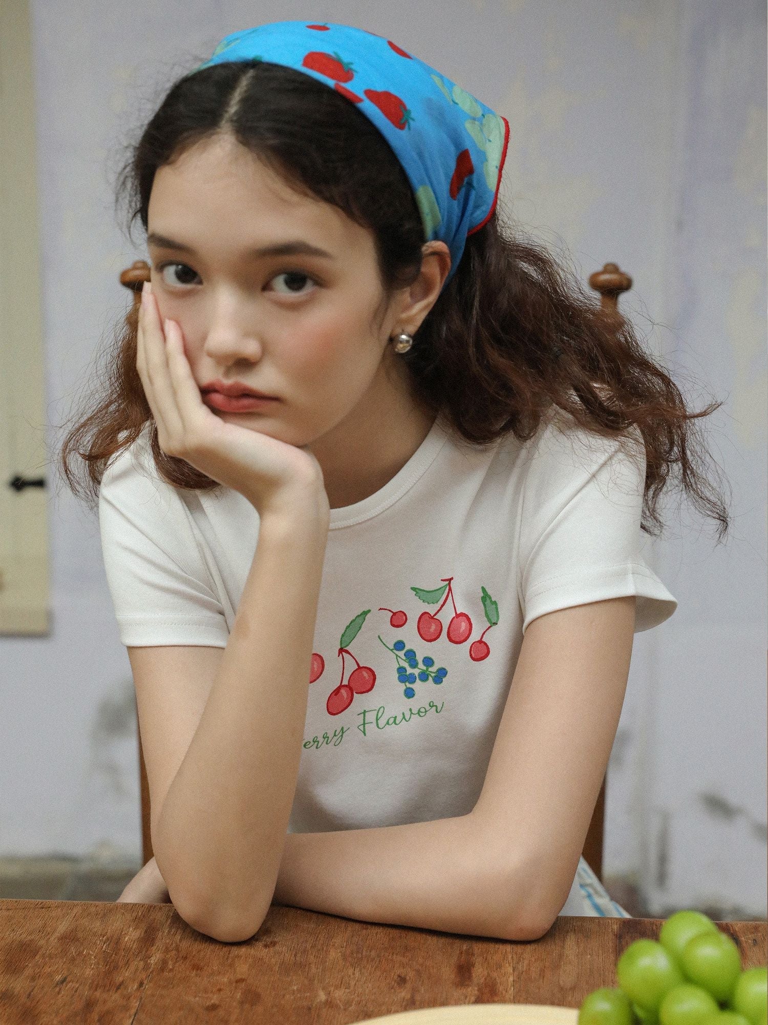 Berry Print Tee