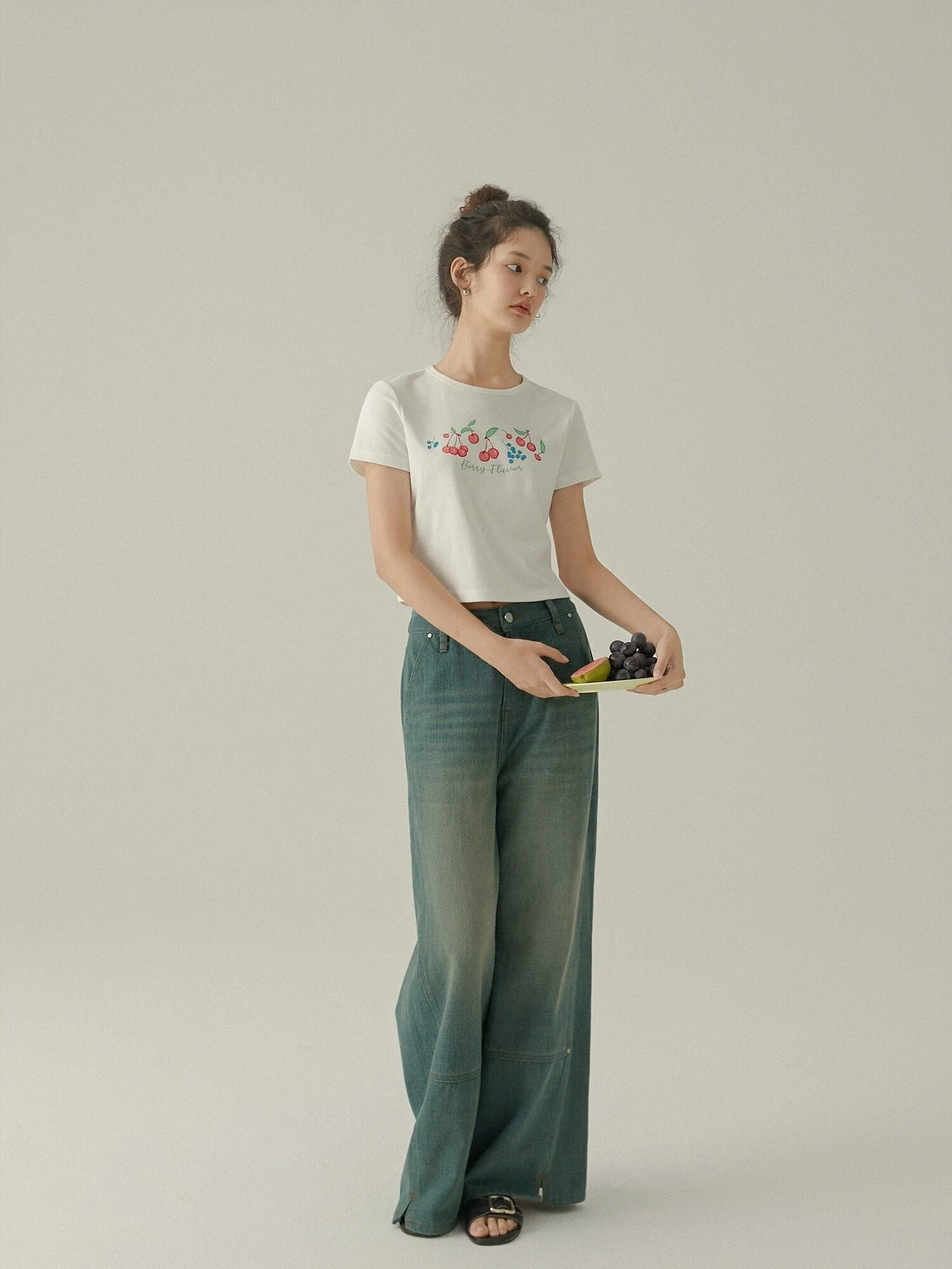 Berry Print Tee - Image 4
