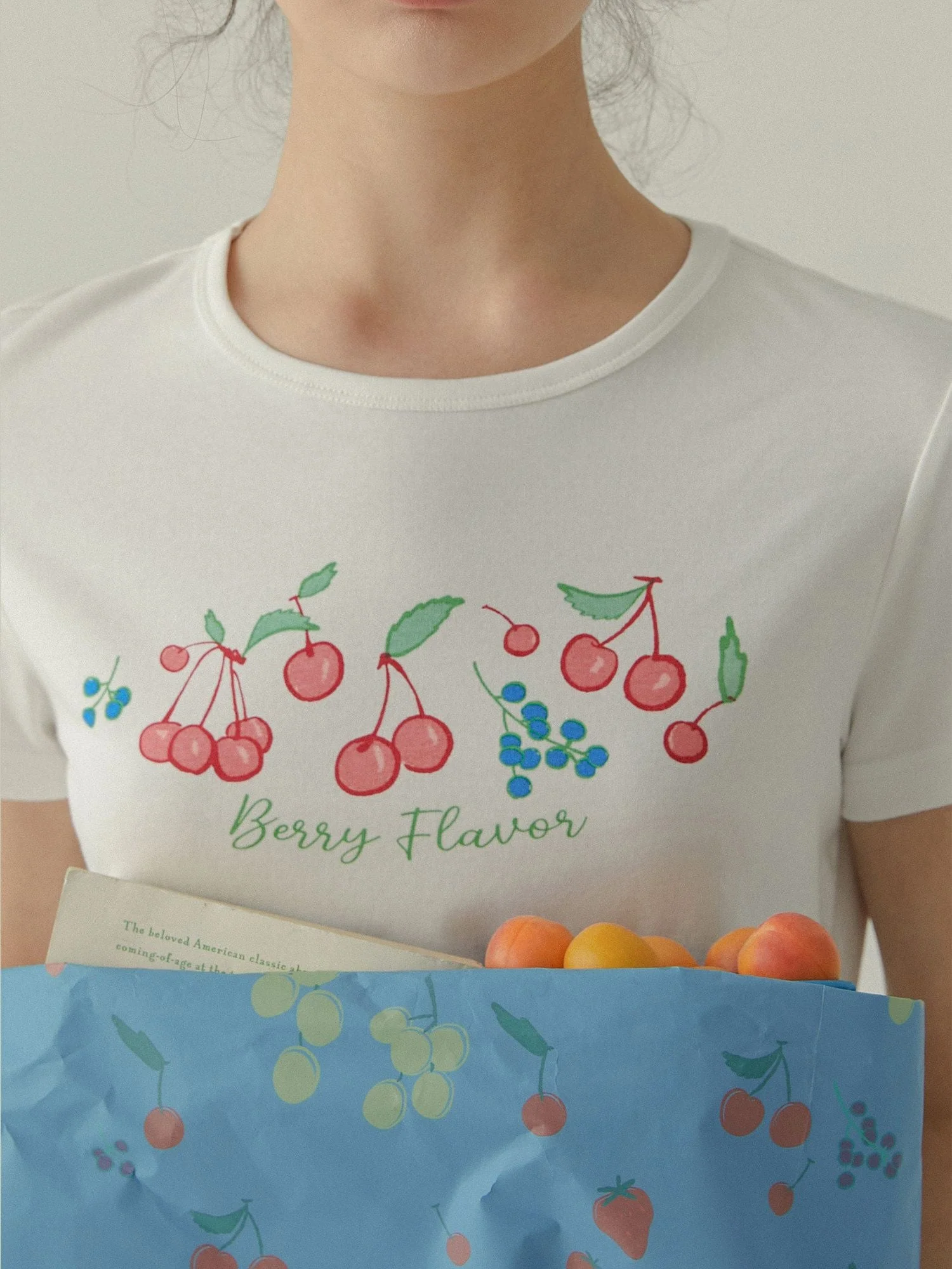 Berry Print Tee - Image 5