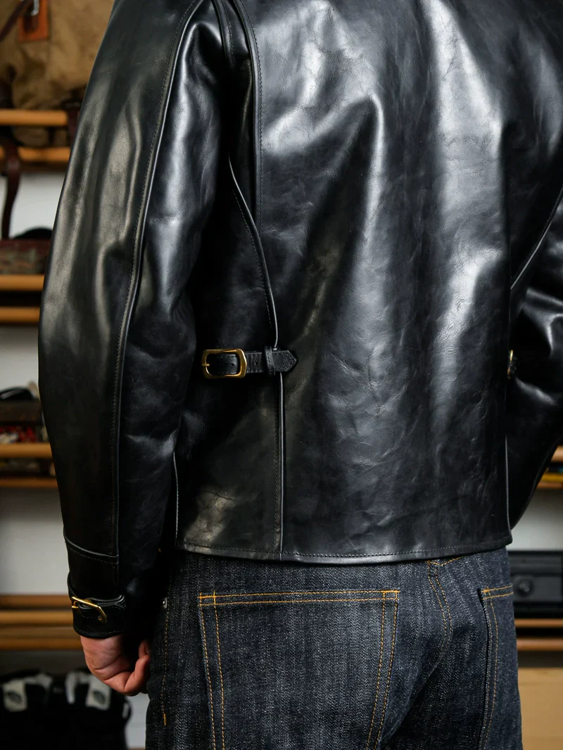 Bi-Swing Leather Moto Jacket - Image 4