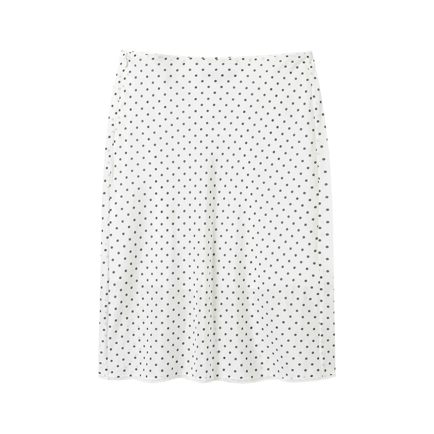 Bias-Cut Plaid Midi Skirt - Image 8