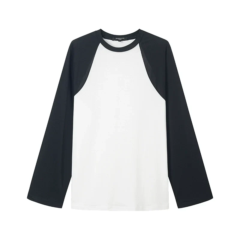 Black and White Raglan T-Shirt - Image 5