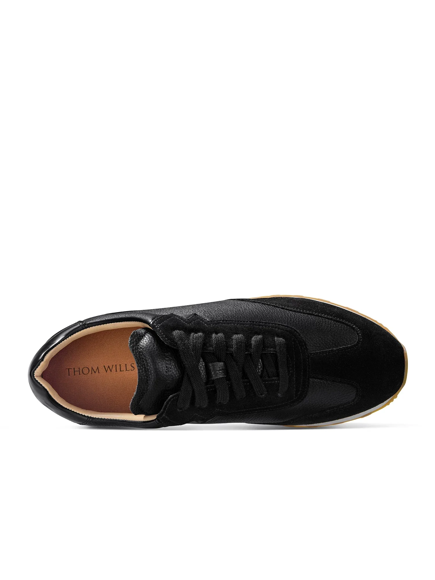 Black Faux Leather Runner - Image 2