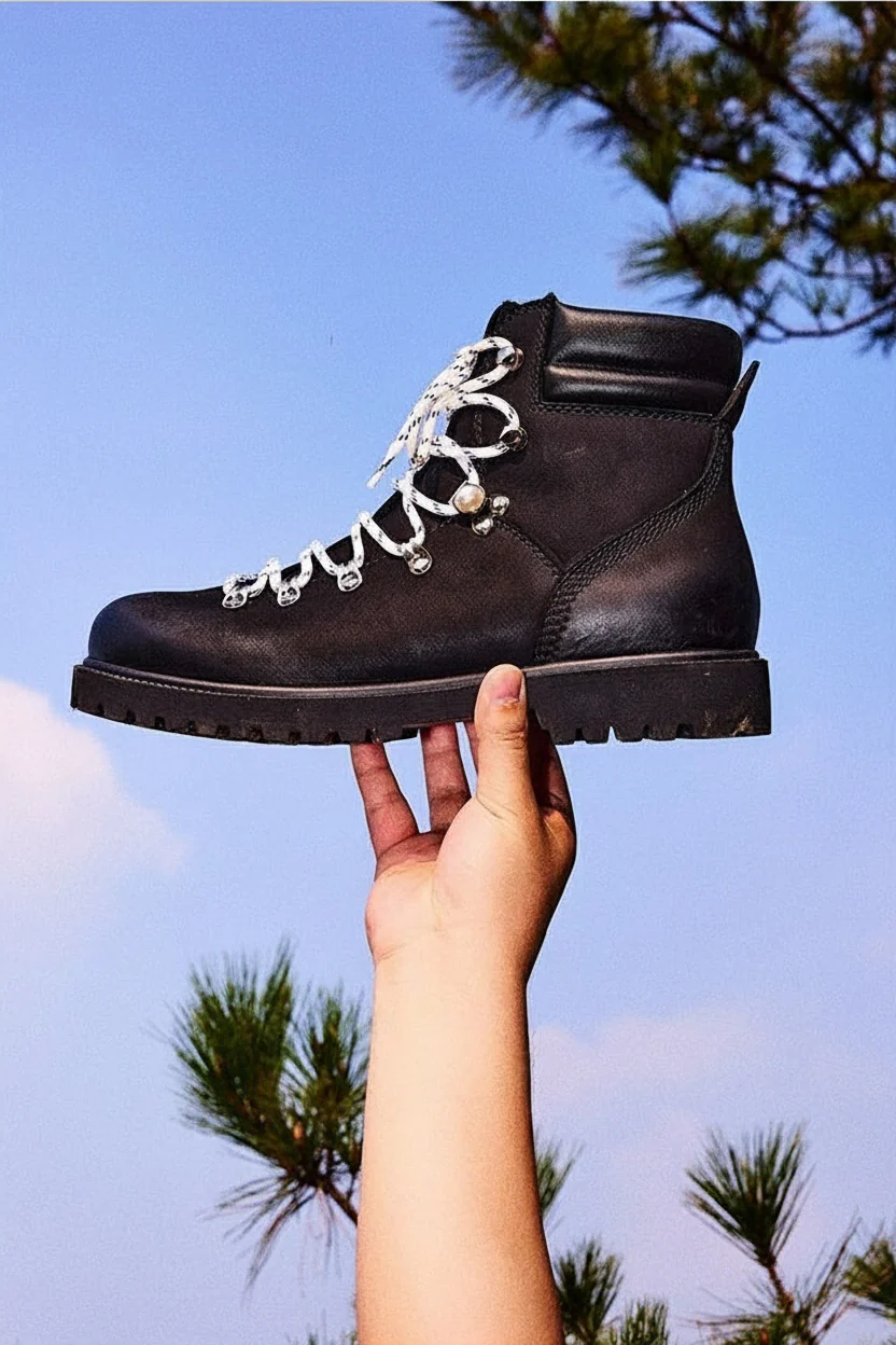 Black Hiking Boots - Image 8