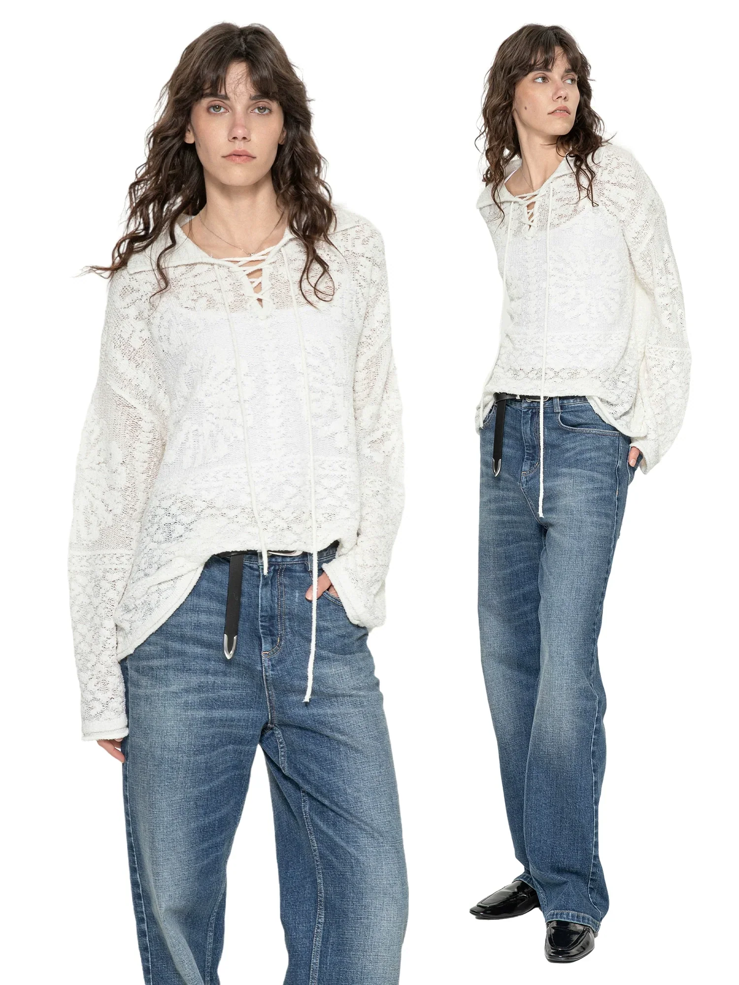 Black Hole Jacquard Pullover