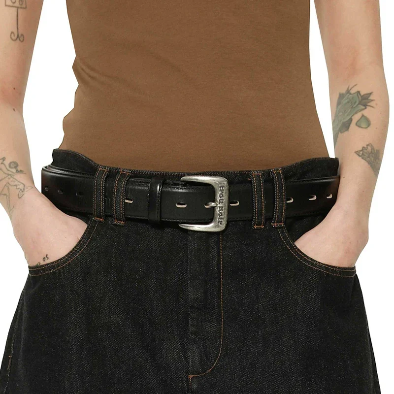 Black Leather Belt