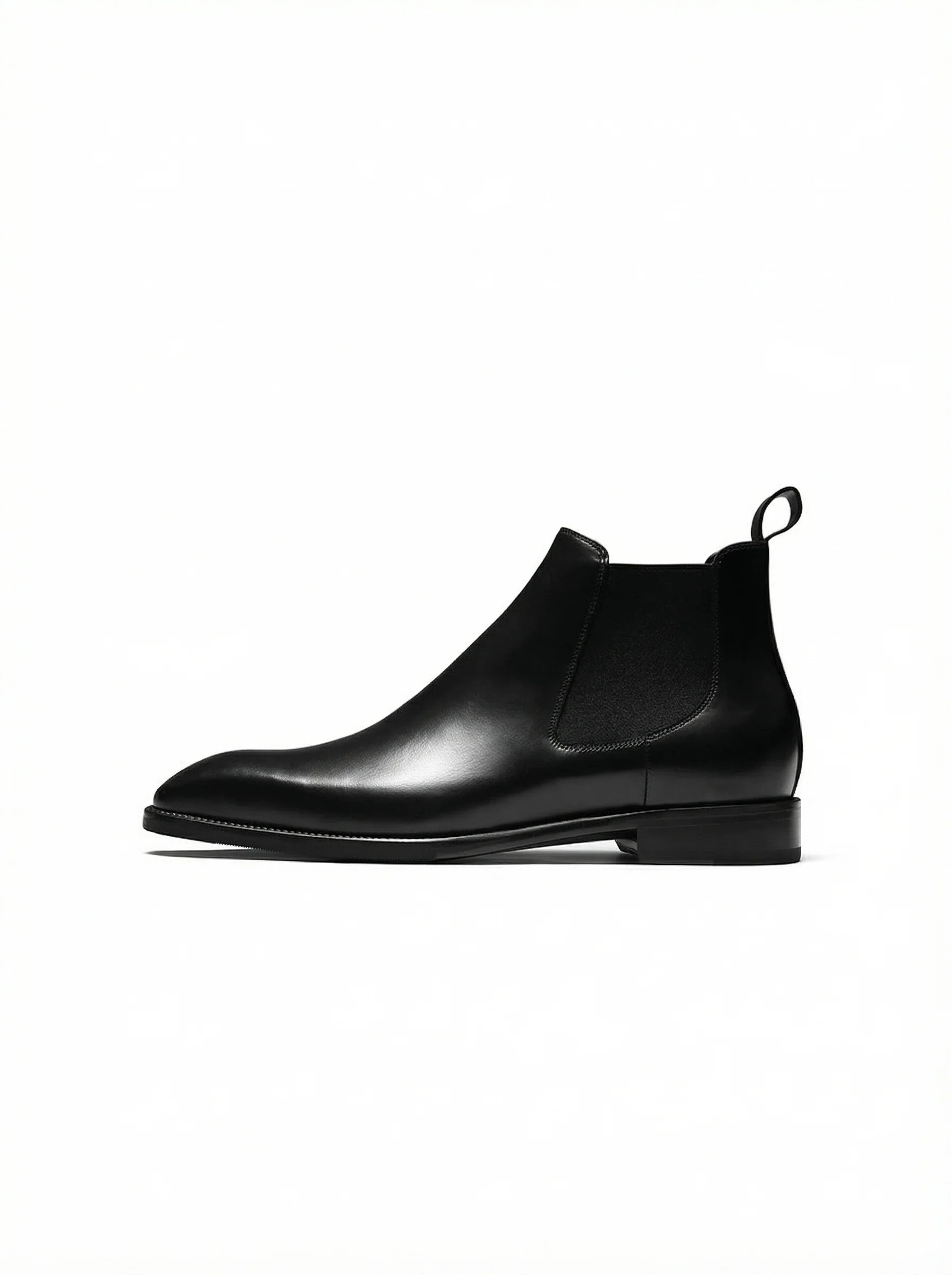 Black Leather Chelsea Boots - Image 11
