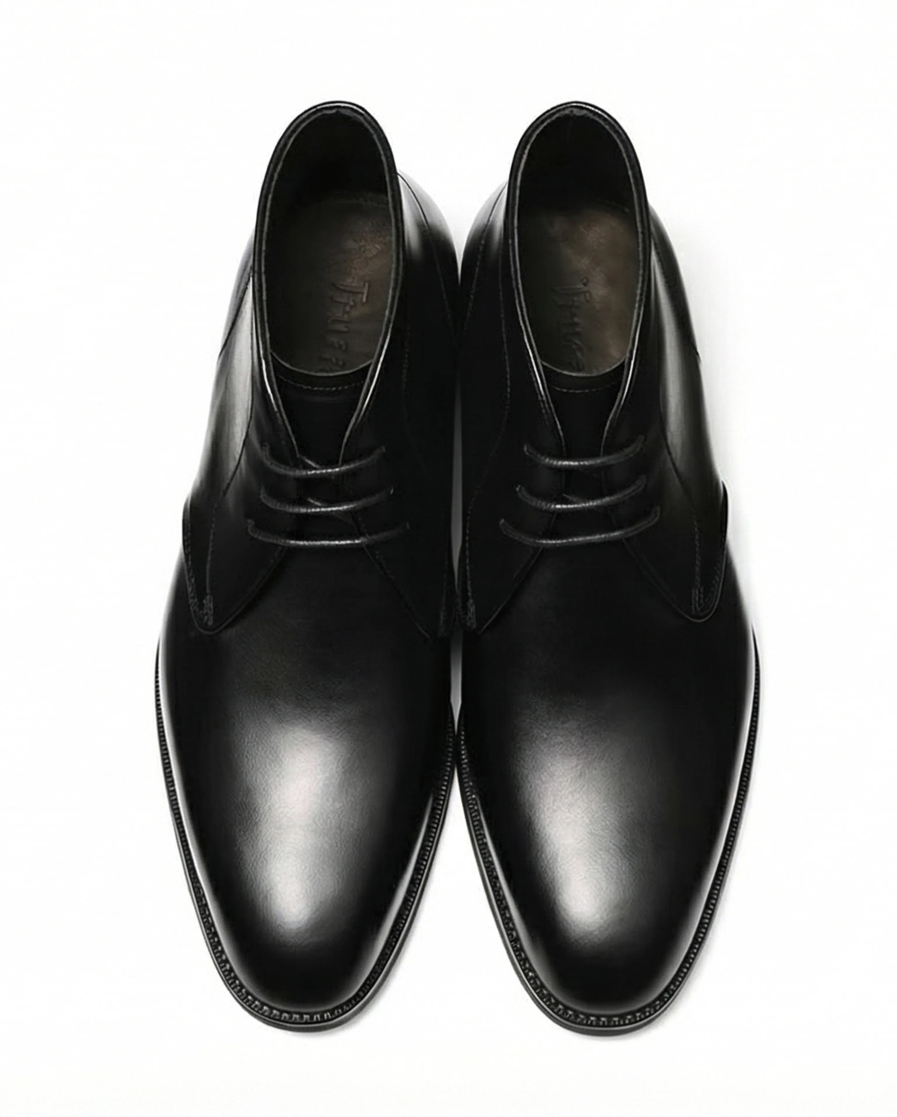 Black Leather Chukka Boots - Image 2