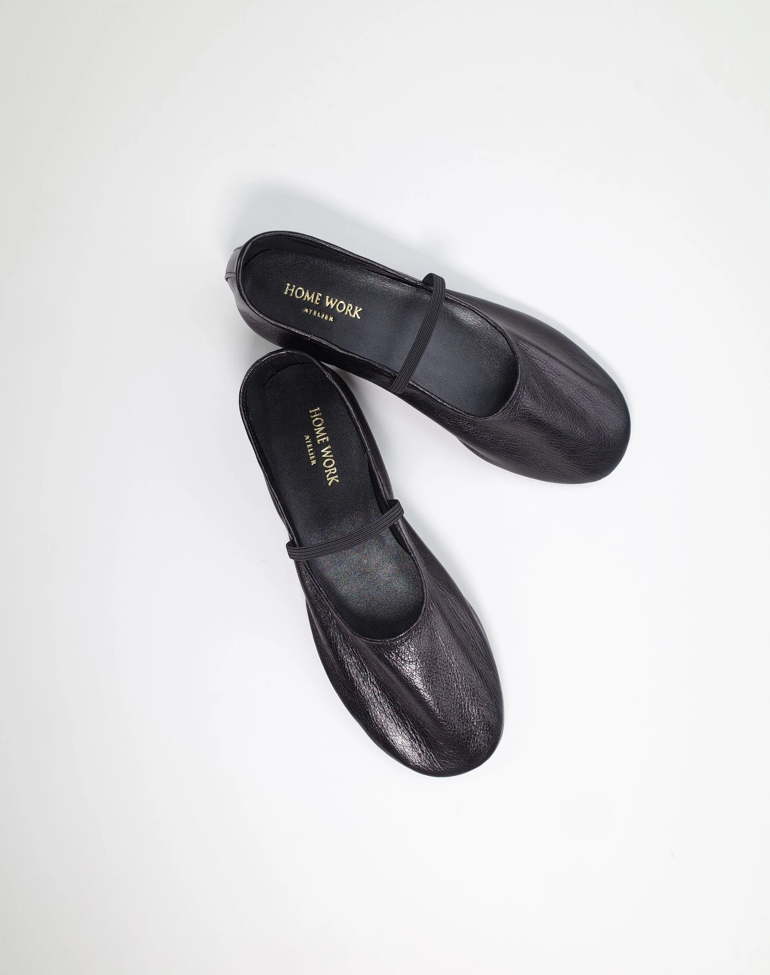 Black Mary Jane Flats - Image 2