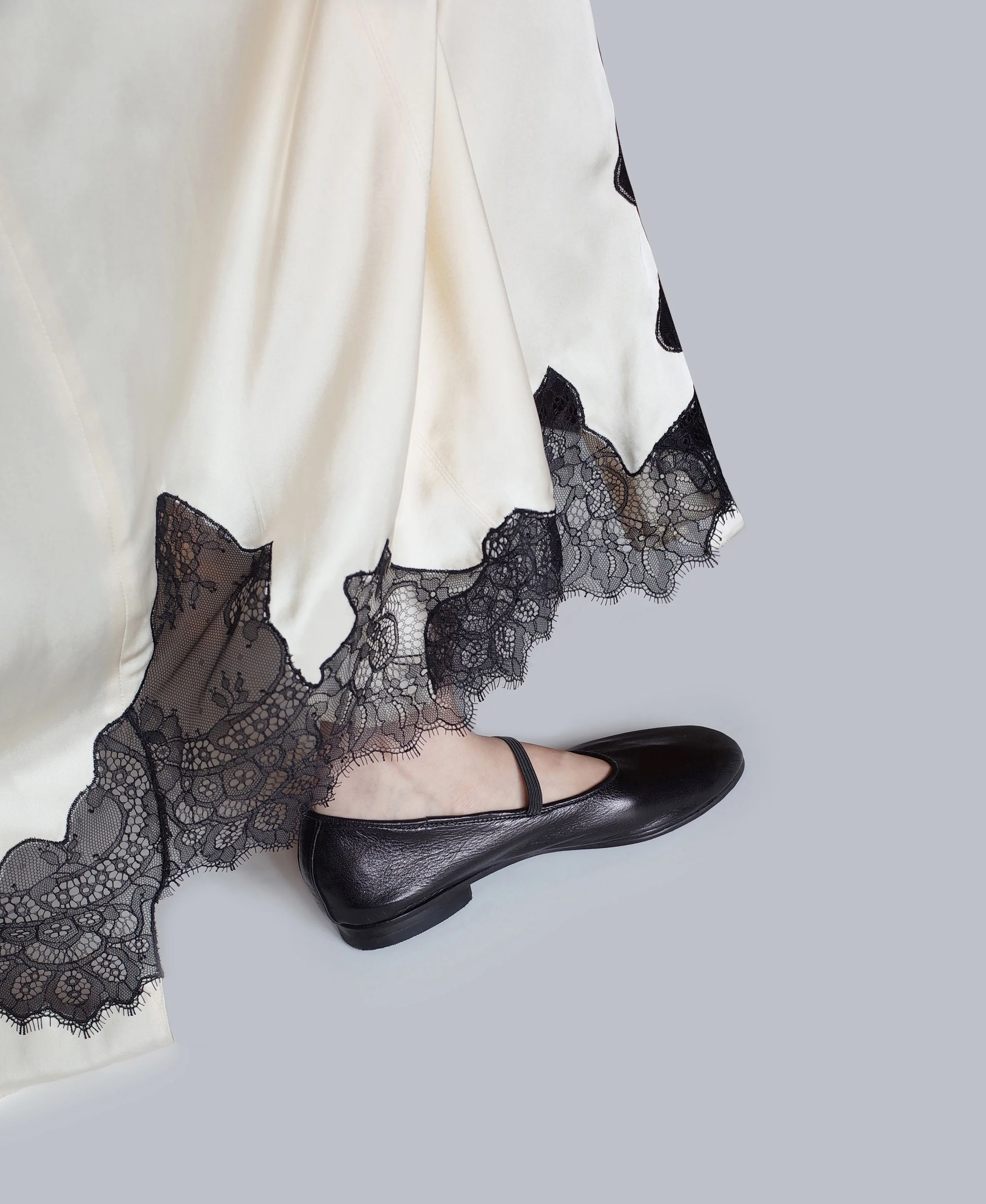 Black Mary Jane Flats - Image 3