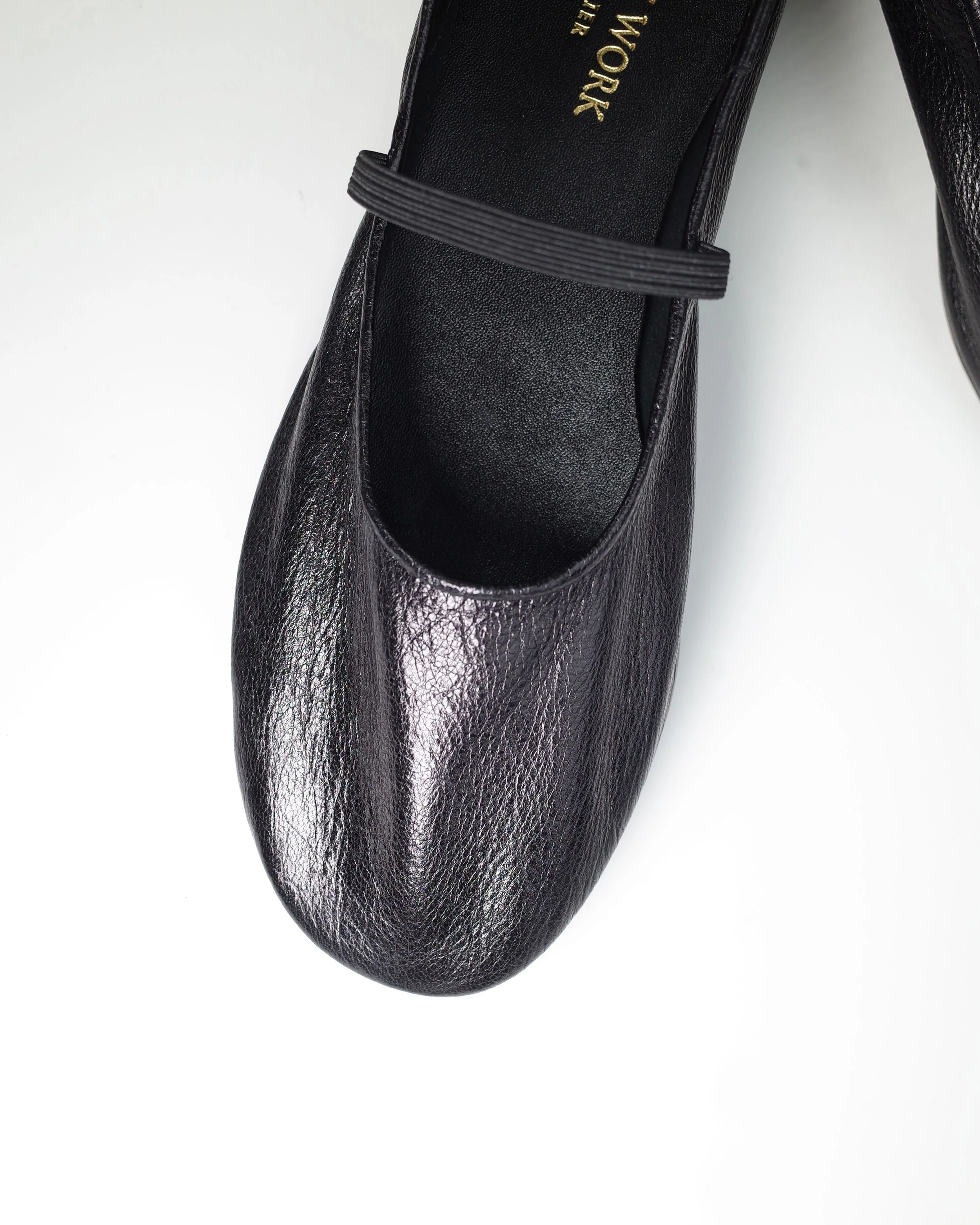 Black Mary Jane Flats - Image 5