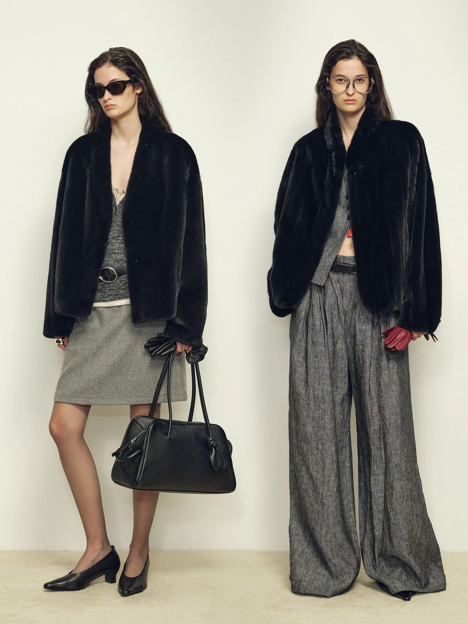 Black Mink Coat - Image 3