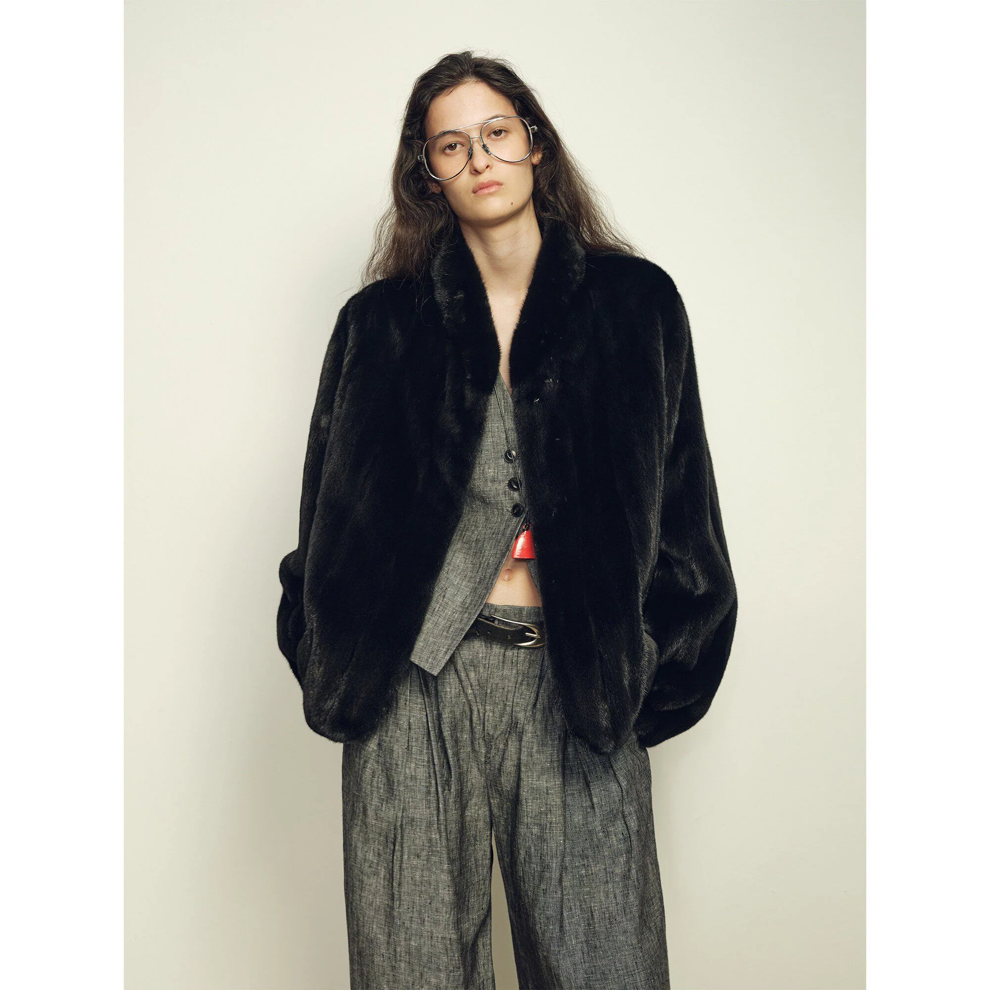 Black Mink Coat - Image 5