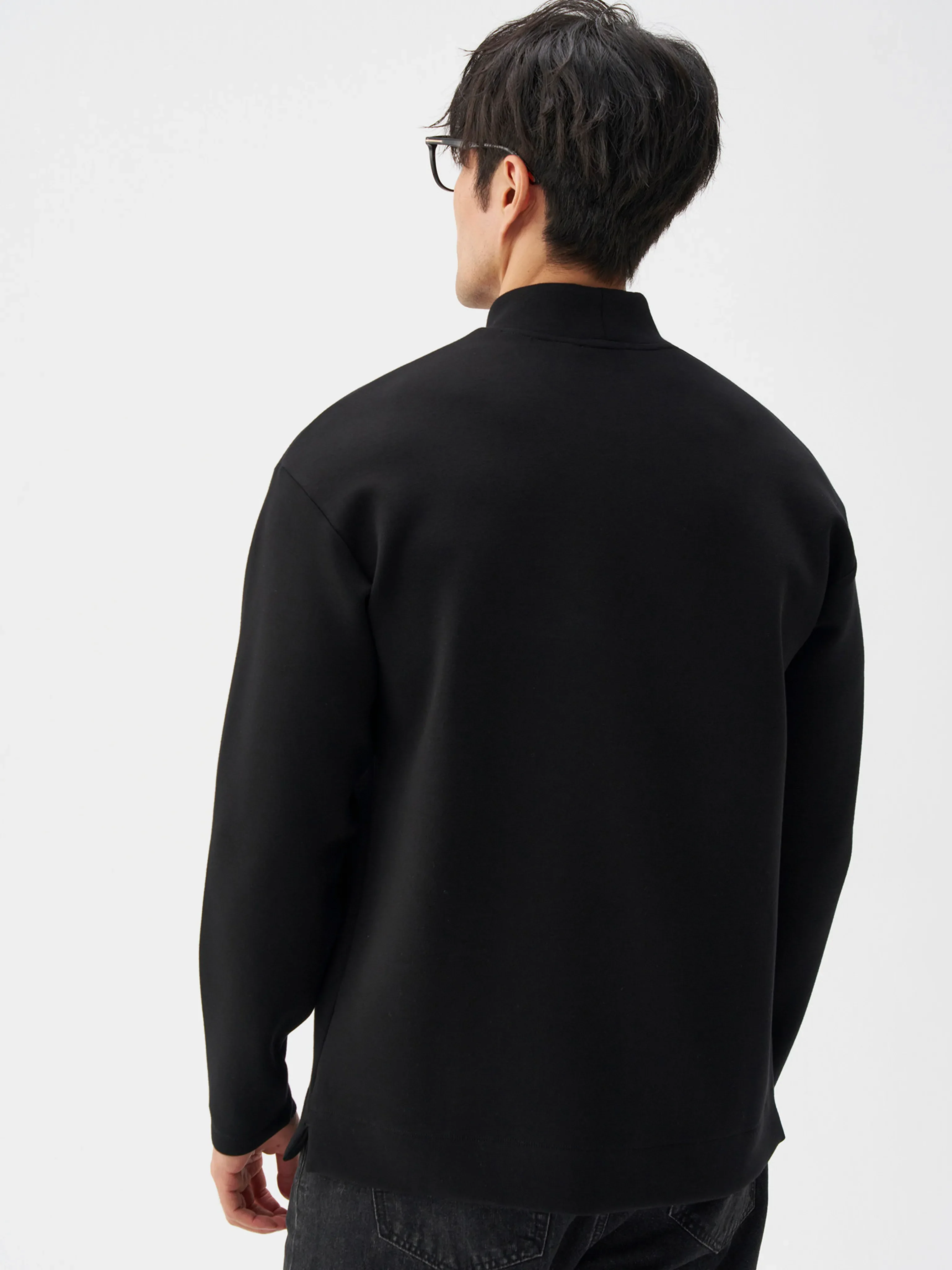 Black Mockneck Pullover - Image 4
