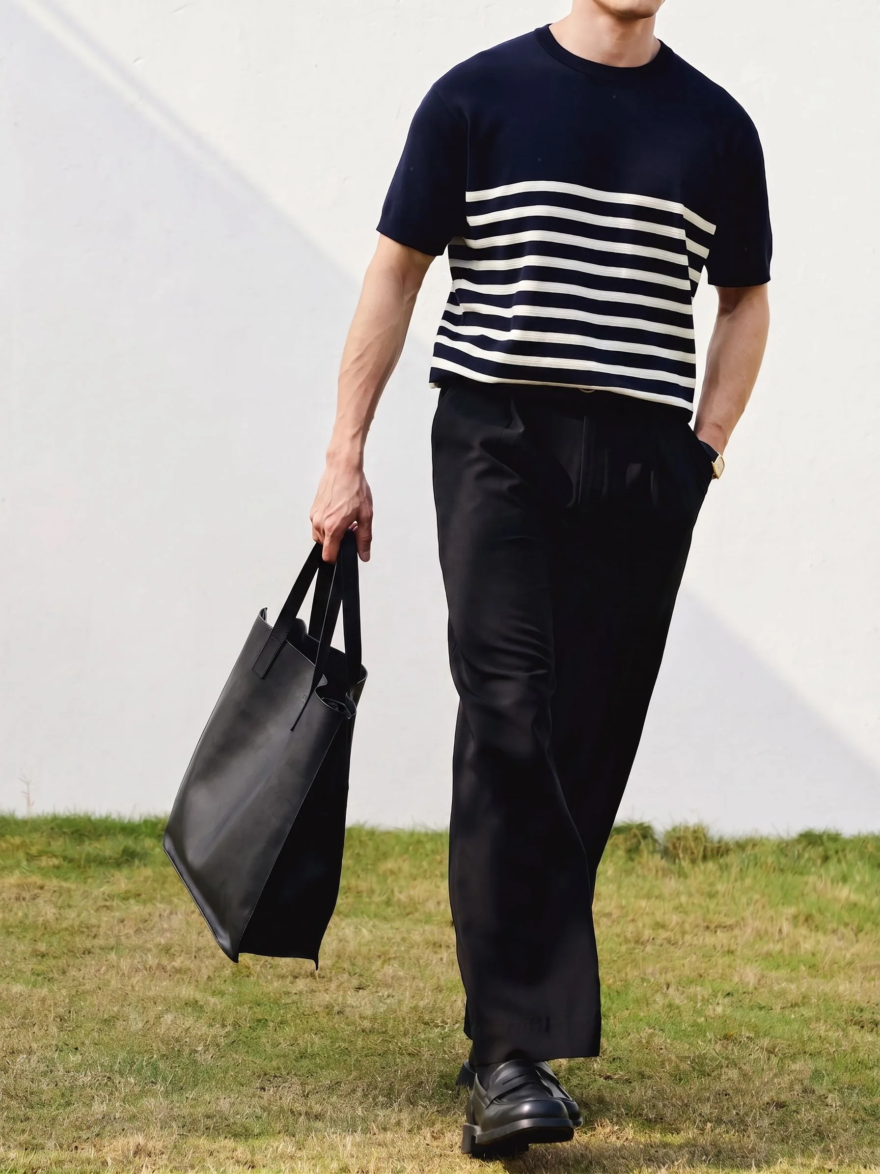 Black Pleated Trousers - Image 5