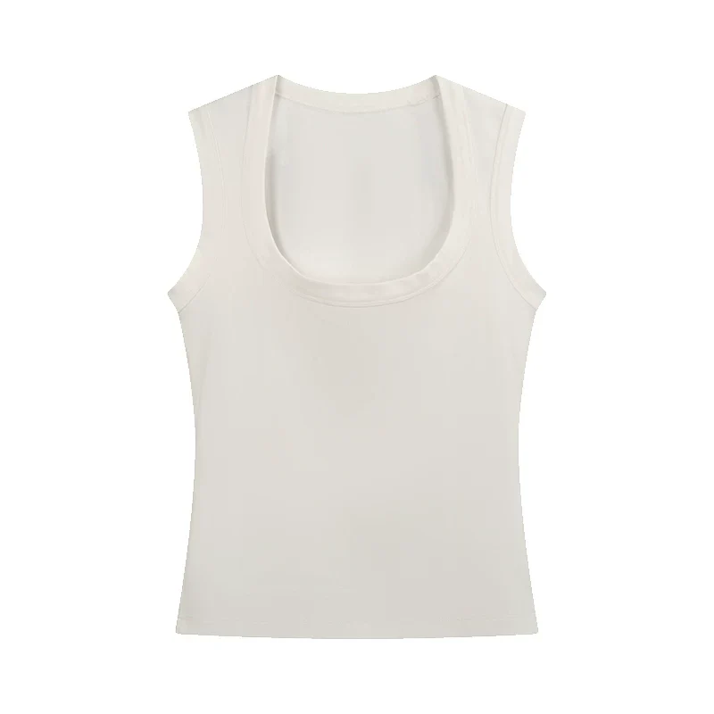 Black Scoop Neck Tank Top - Image 11