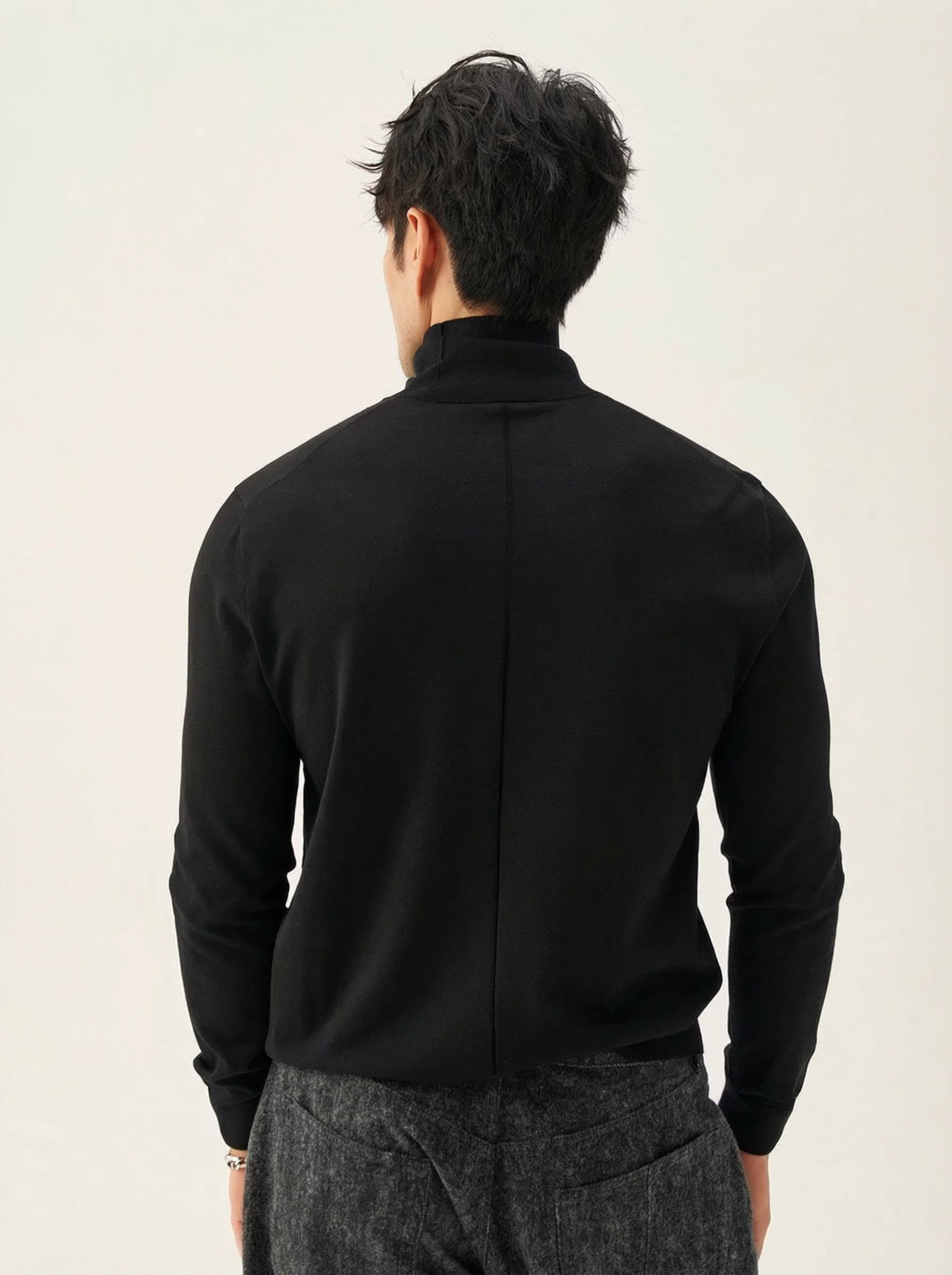 Black Turtleneck Knit - Image 3